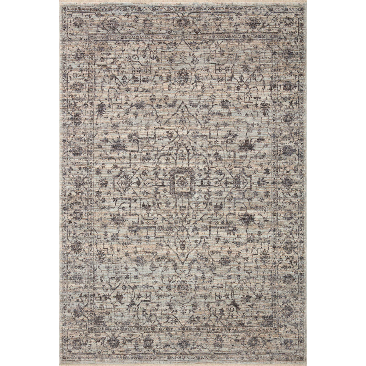 Loloi Sorrento Mist/Charcoal Rug by Loloi