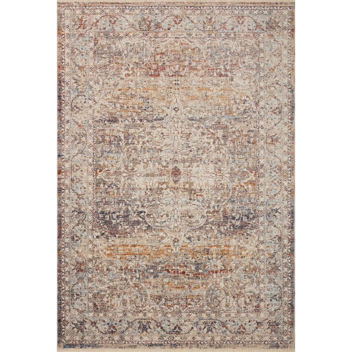 Loloi Sorrento Natural/Multi Rug by Loloi
