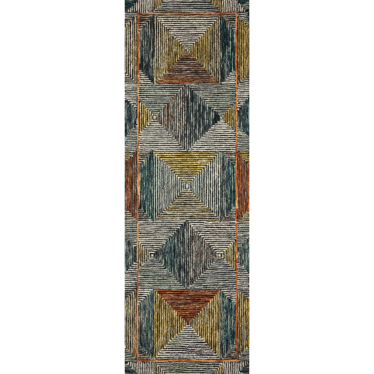 Loloi Spectrum Lagoon/Spice Rug by Loloi