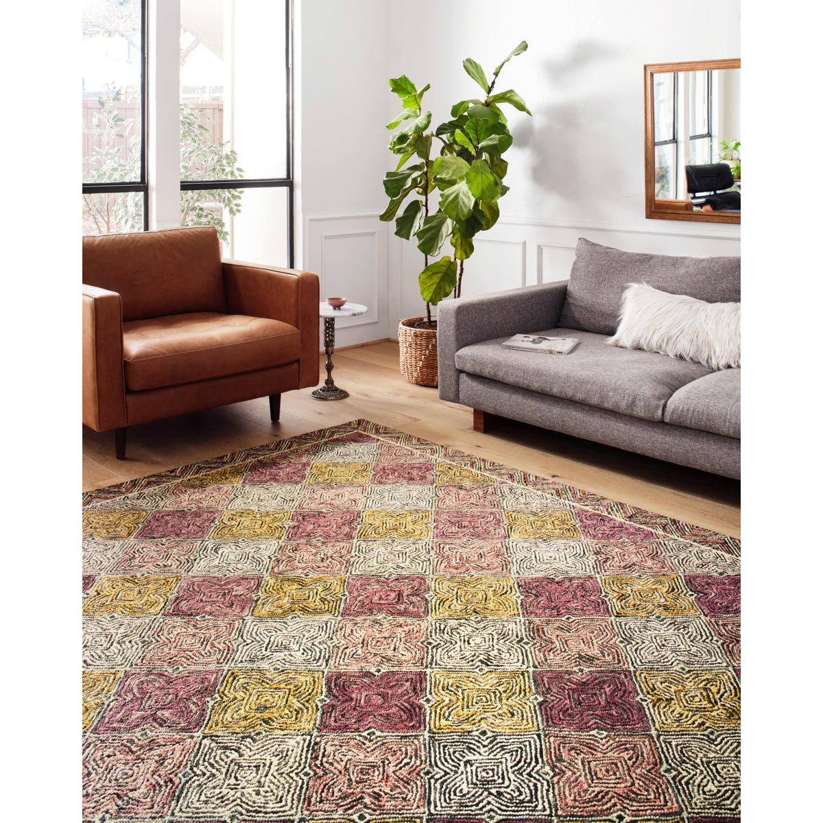 Loloi Spectrum Charcoal/Multi Rug by Loloi
