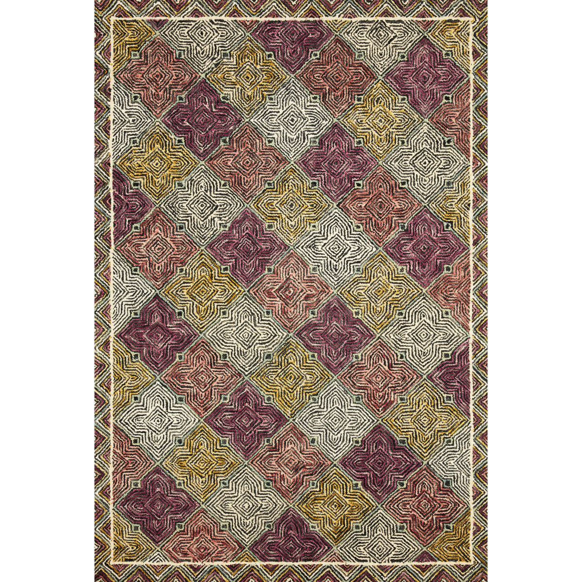 Loloi Spectrum Charcoal/Multi Rug by Loloi