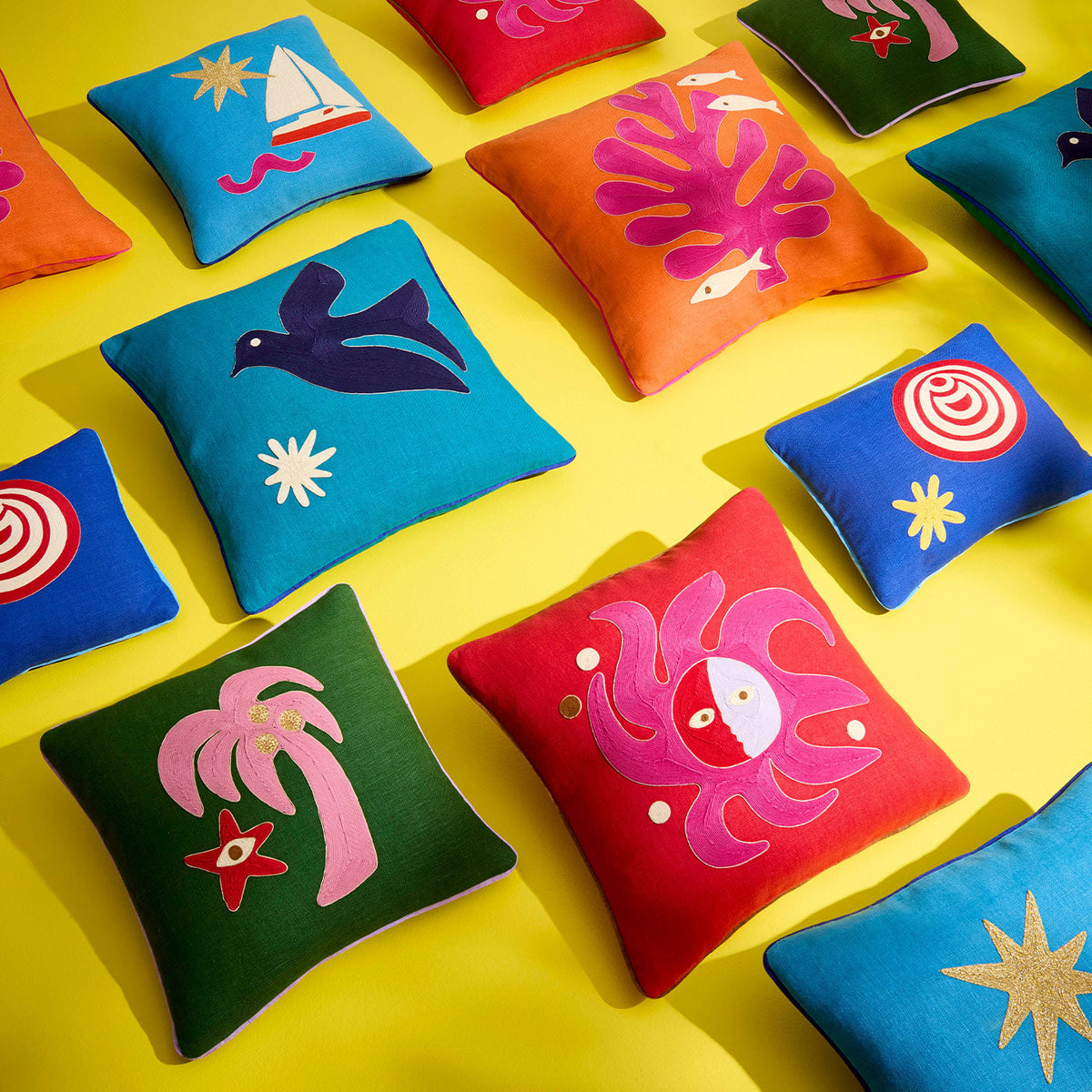 Playa Sailboat Pillow