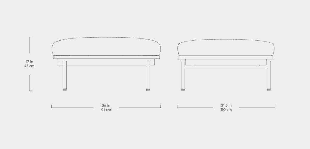 Foundry Ottoman Ottoman Gus* Four Hands, Mid Century Modern Furniture, Old Bones Furniture Company, Old Bones Co, Modern Mid Century, Designer Furniture, https://www.oldbonesco.com/