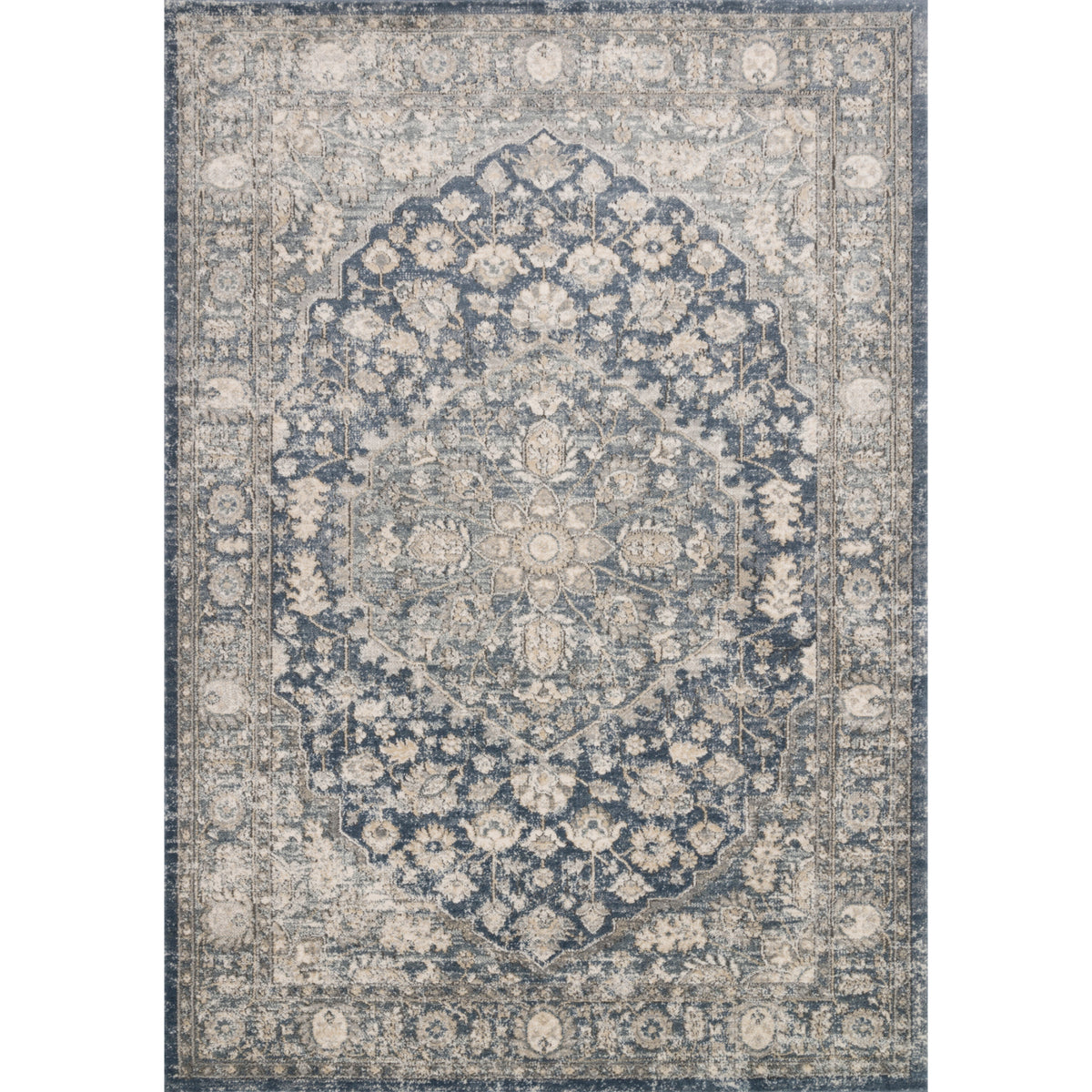 Loloi Teagan Denim/Mist Rug by Loloi