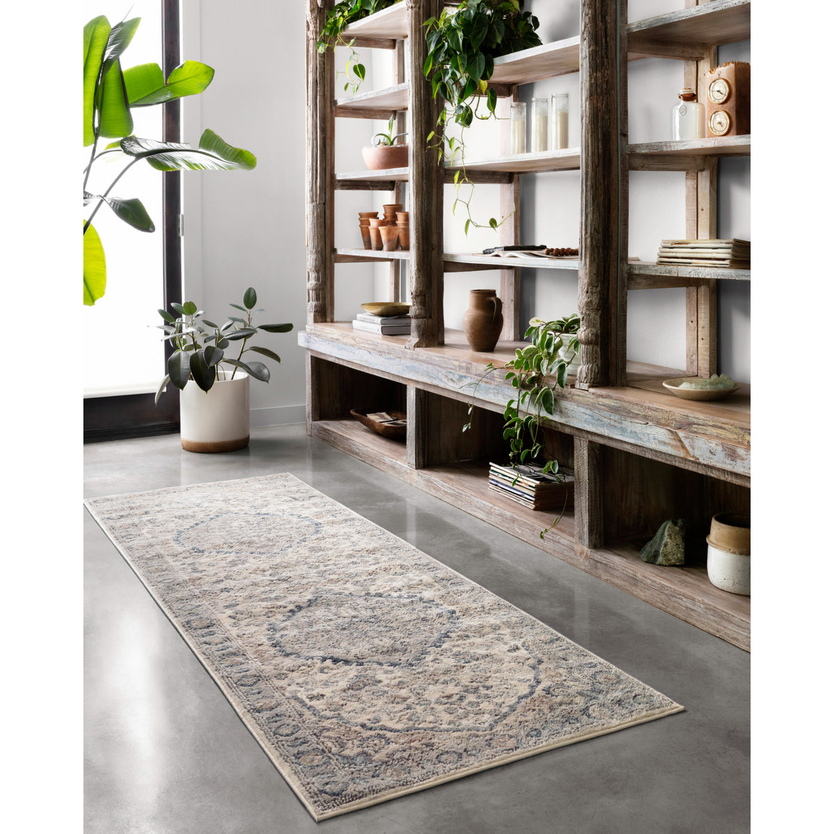 Loloi Teagan Natural/Light Grey Rug by Loloi