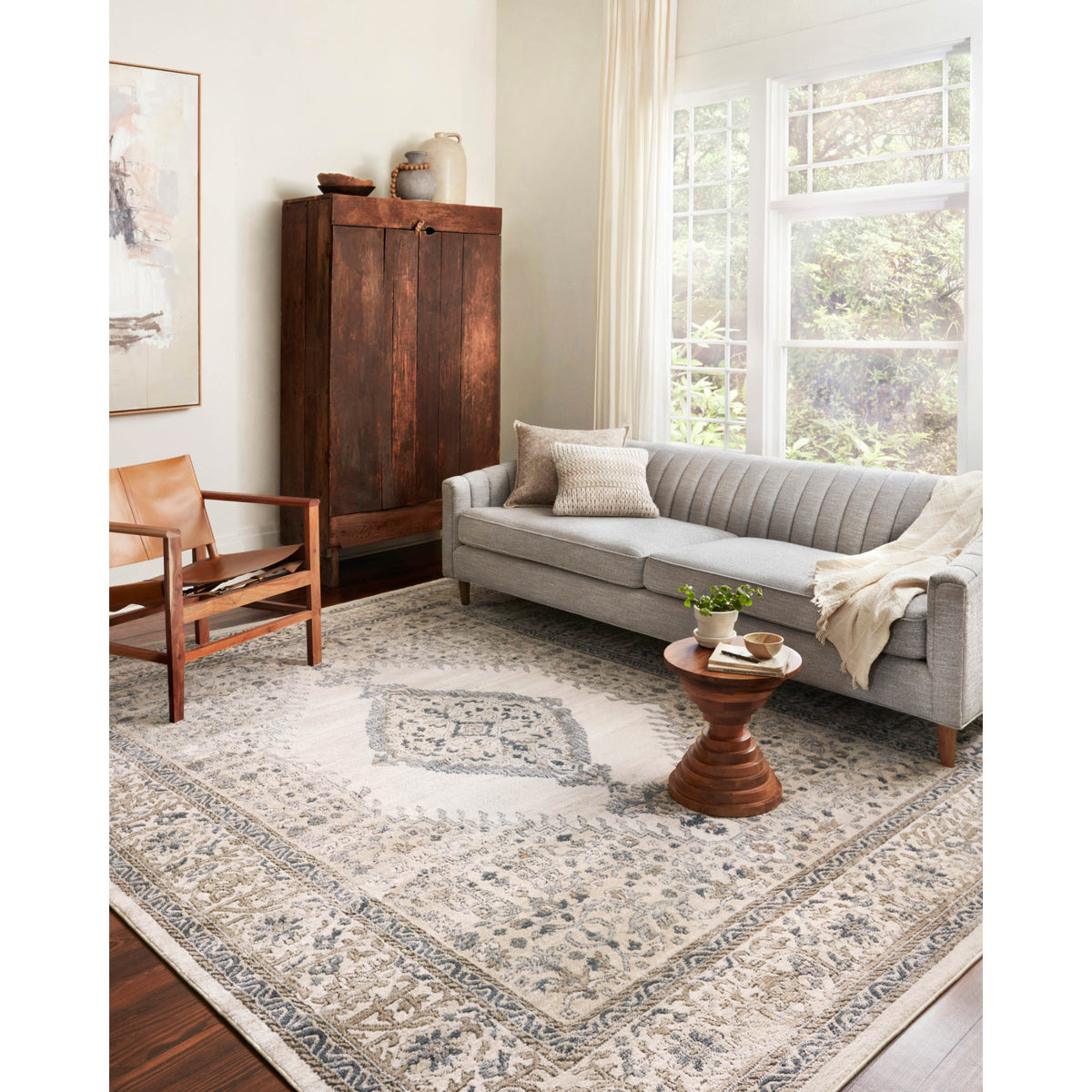 Loloi Teagan Oatmeal/Ivory Rug by Loloi