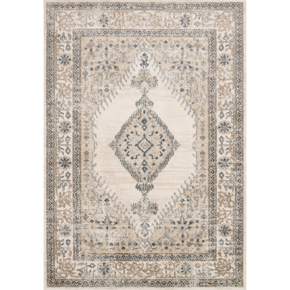 Loloi Teagan Oatmeal/Ivory Rug by Loloi