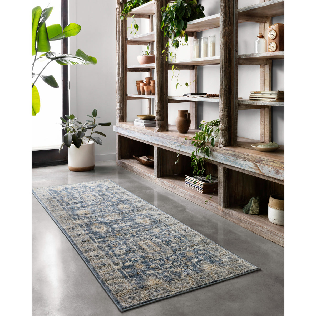 Loloi Teagan Denim/Pebble Rug by Loloi