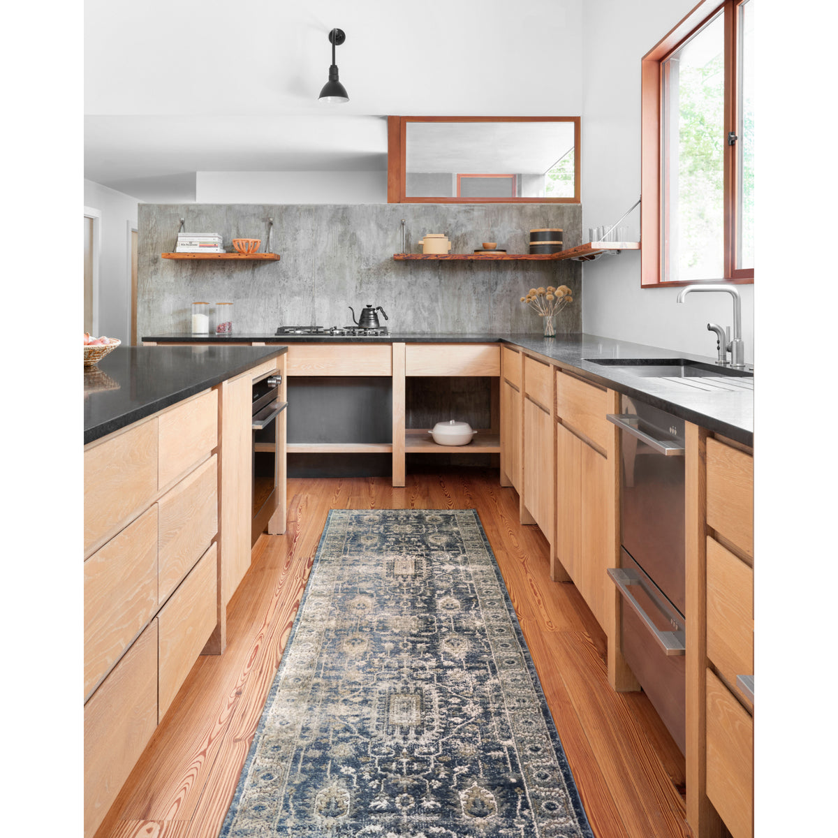 Loloi Teagan Denim/Pebble Rug by Loloi