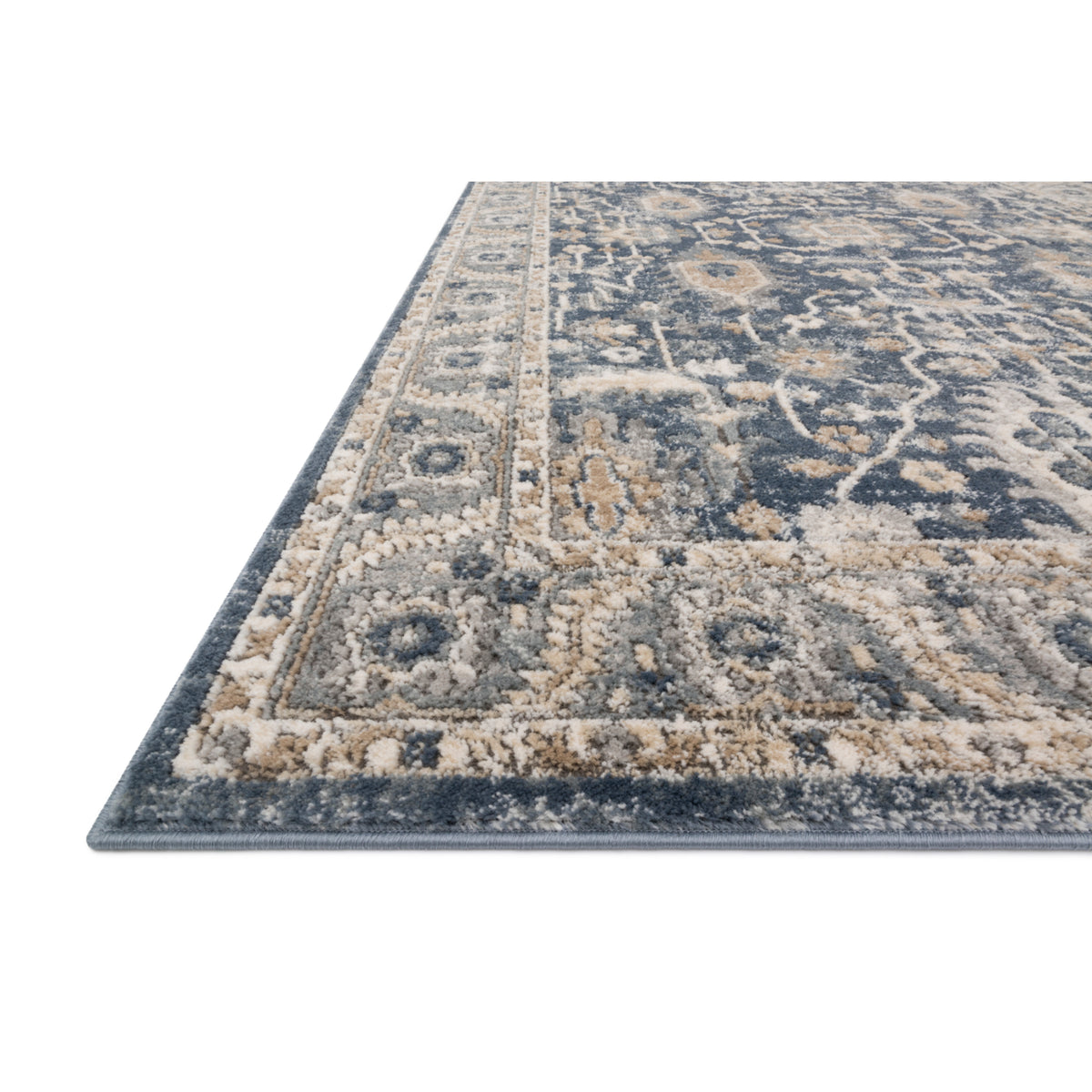 Loloi Teagan Denim/Pebble Rug by Loloi