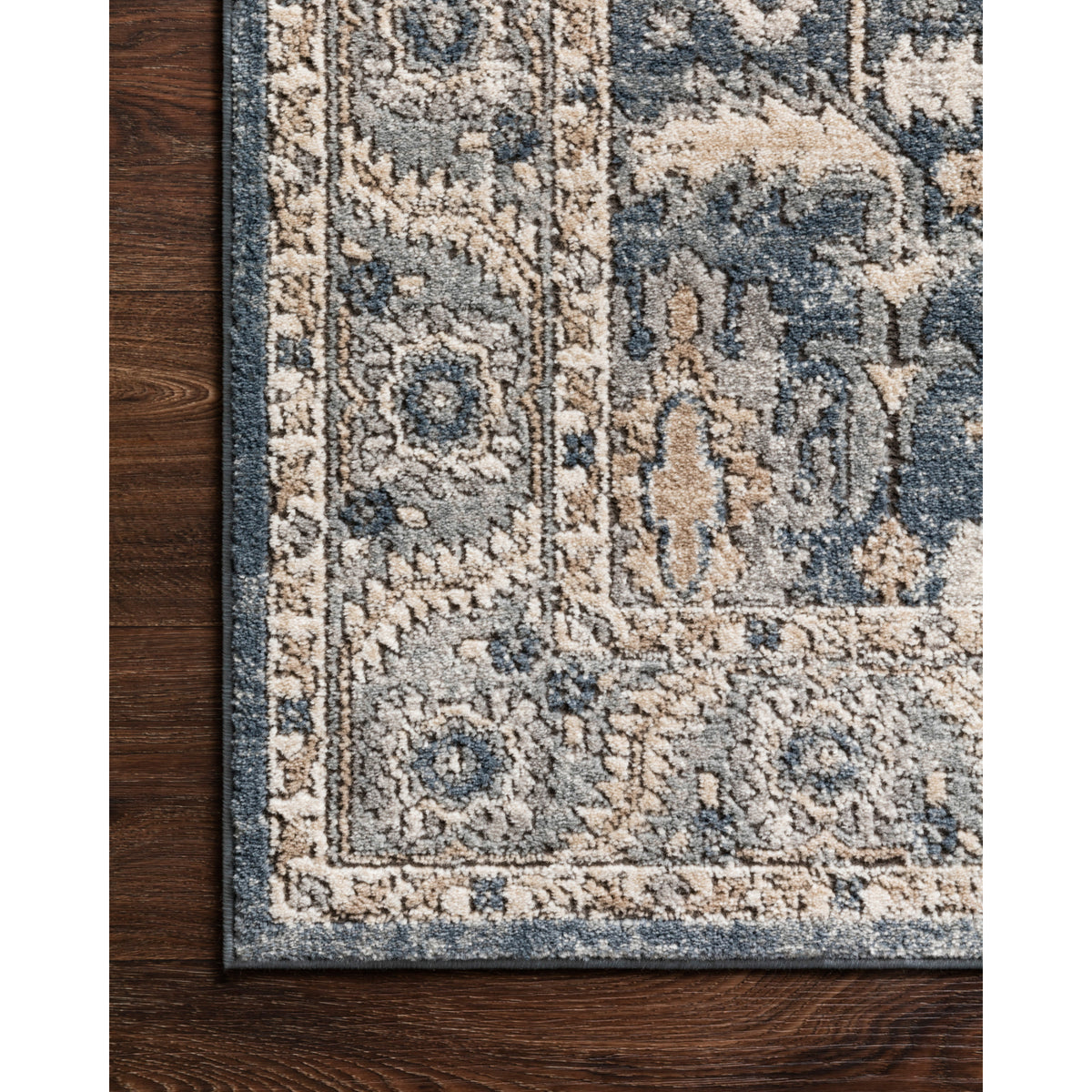Loloi Teagan Denim/Pebble Rug by Loloi