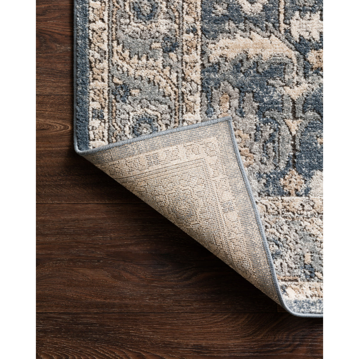 Loloi Teagan Denim/Pebble Rug by Loloi