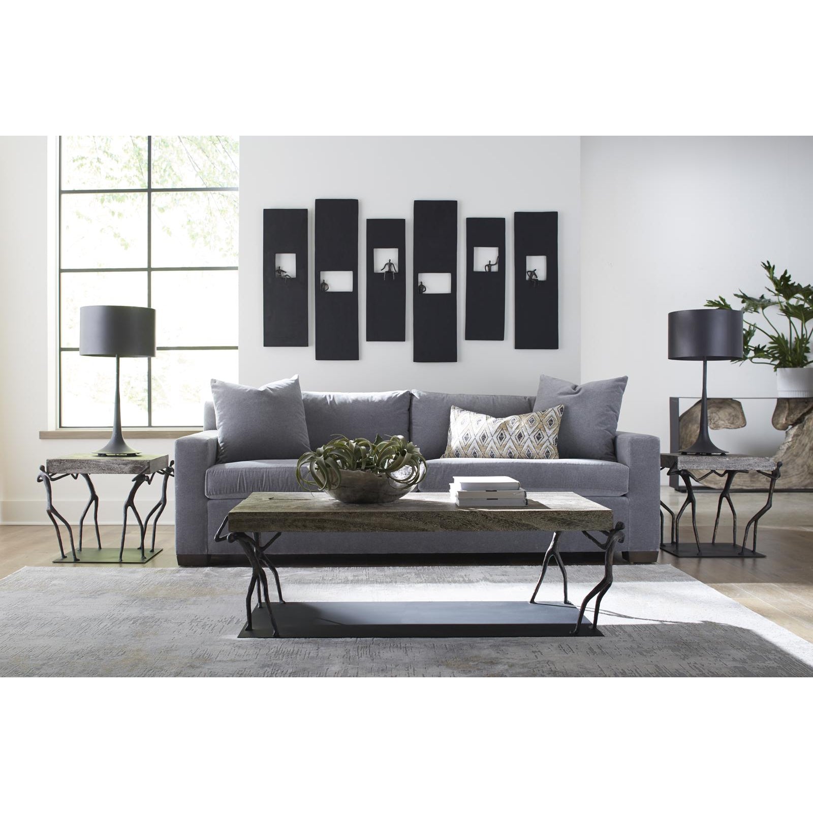 Atlas 24" Side Table - Gray