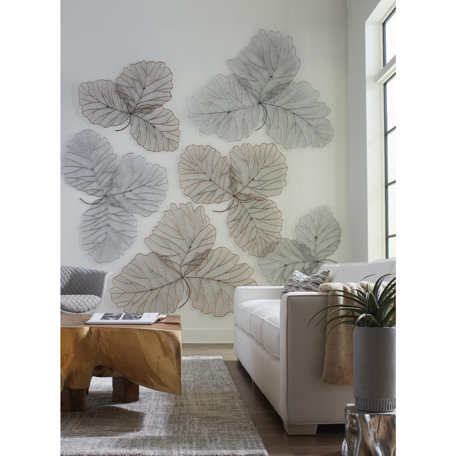 Tri Leaf Wall Art