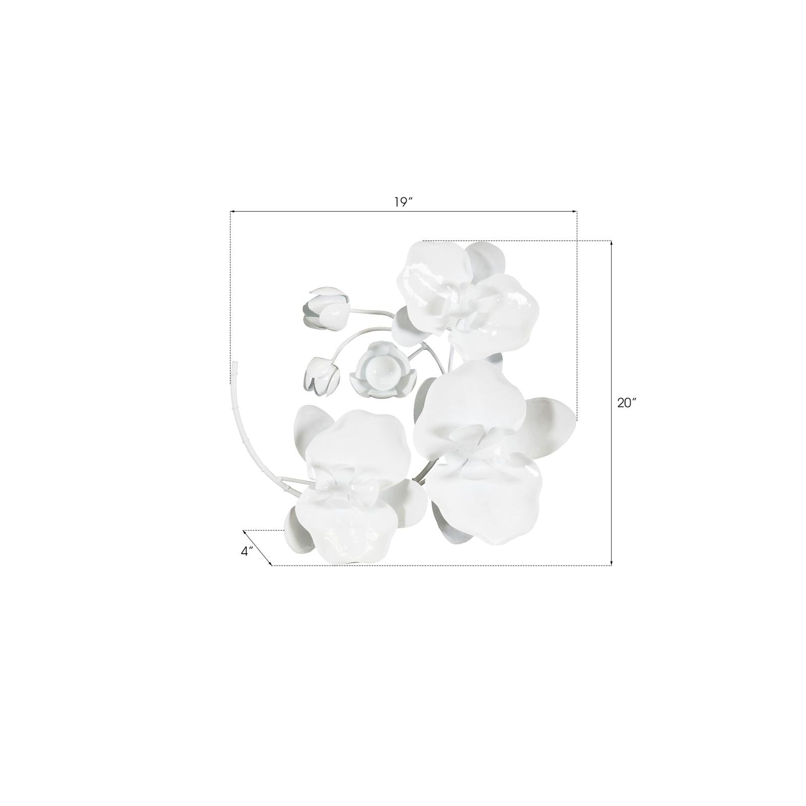 Orchid Sprig Wall Art