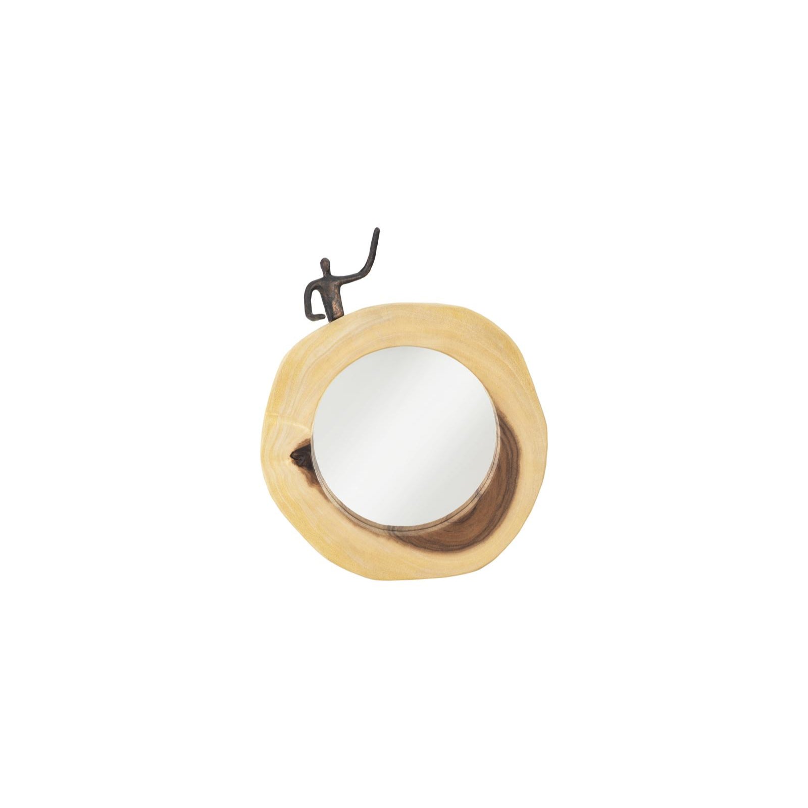 Atlas Cross Cut Half Man Mirror - Left