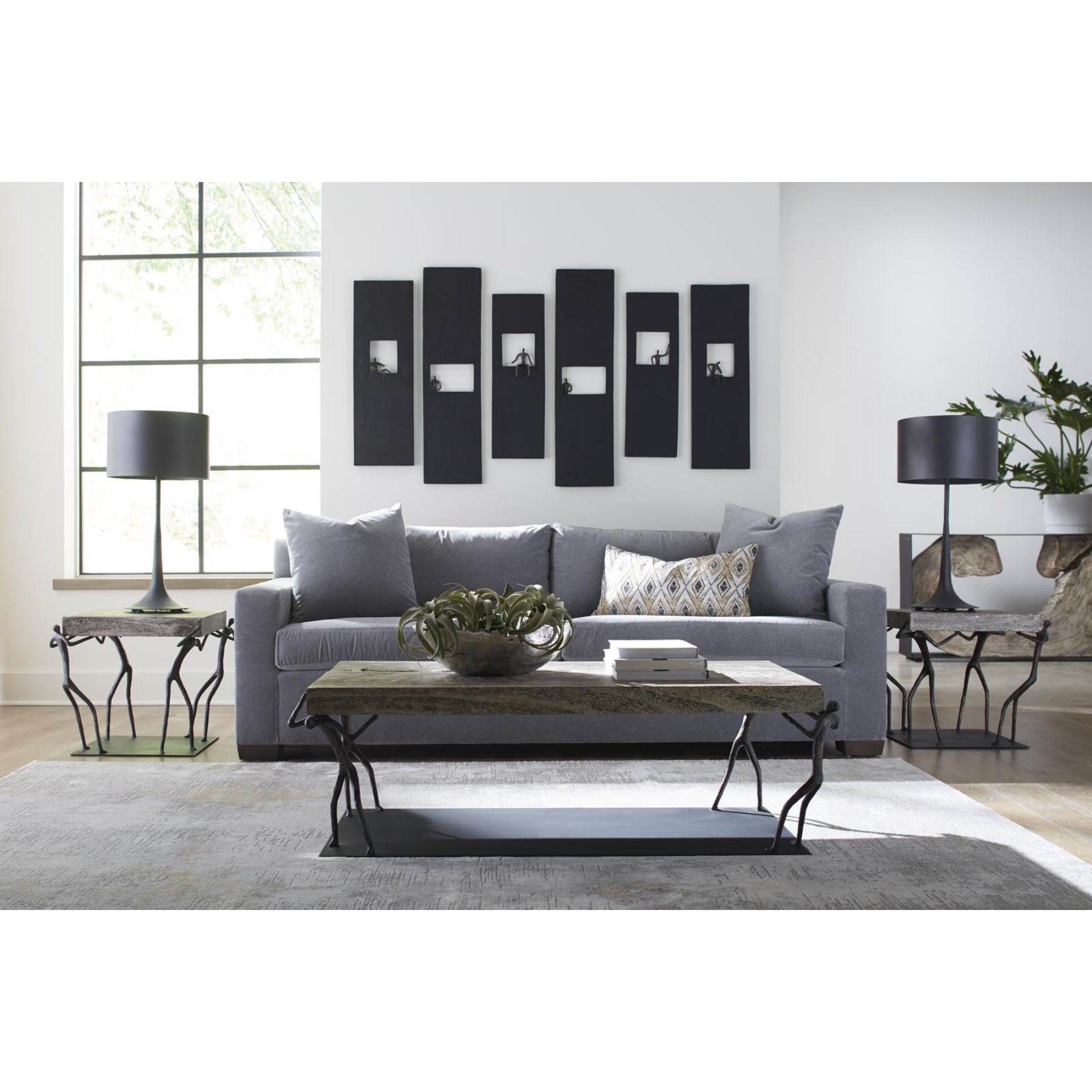 Atlas Lounging Figure Rectangular Wall Decor