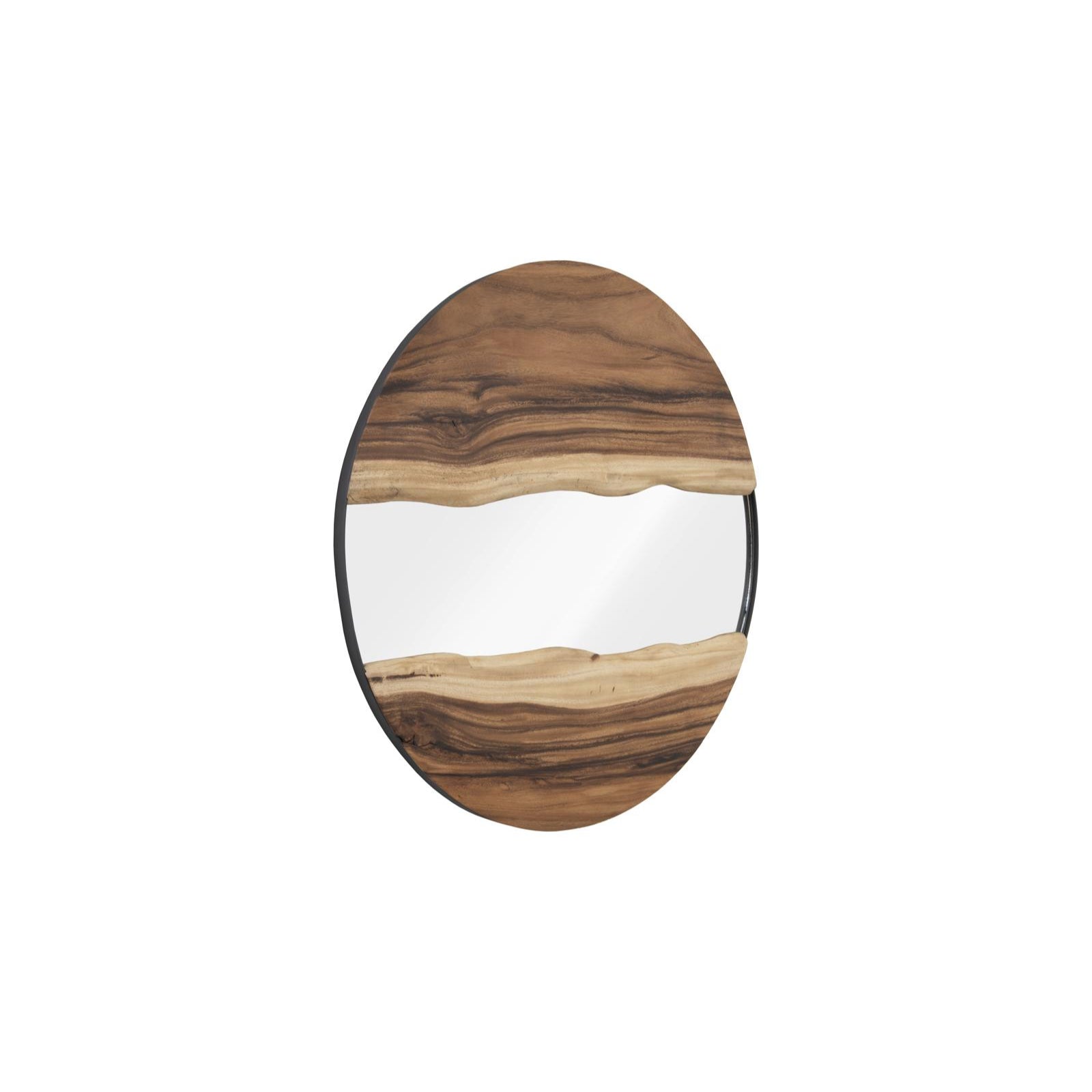 River Round Mirror
