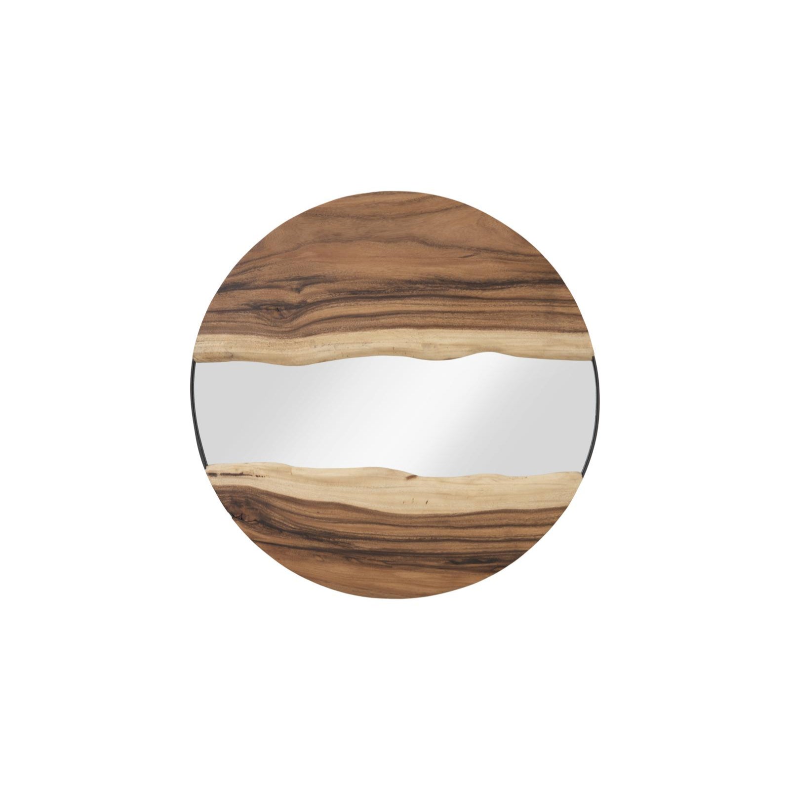River Round Mirror