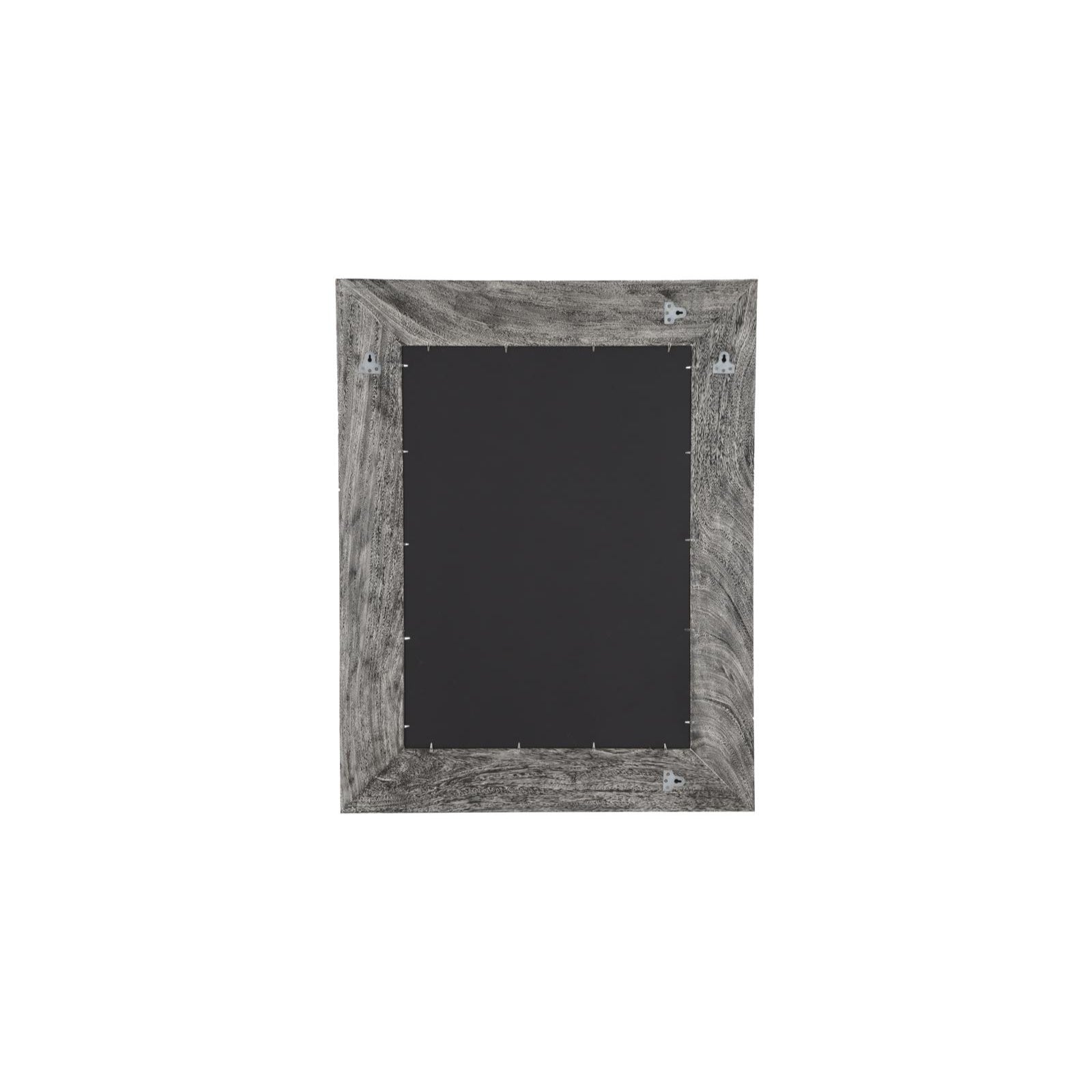Geometry Wood Mirror - Gray Stone