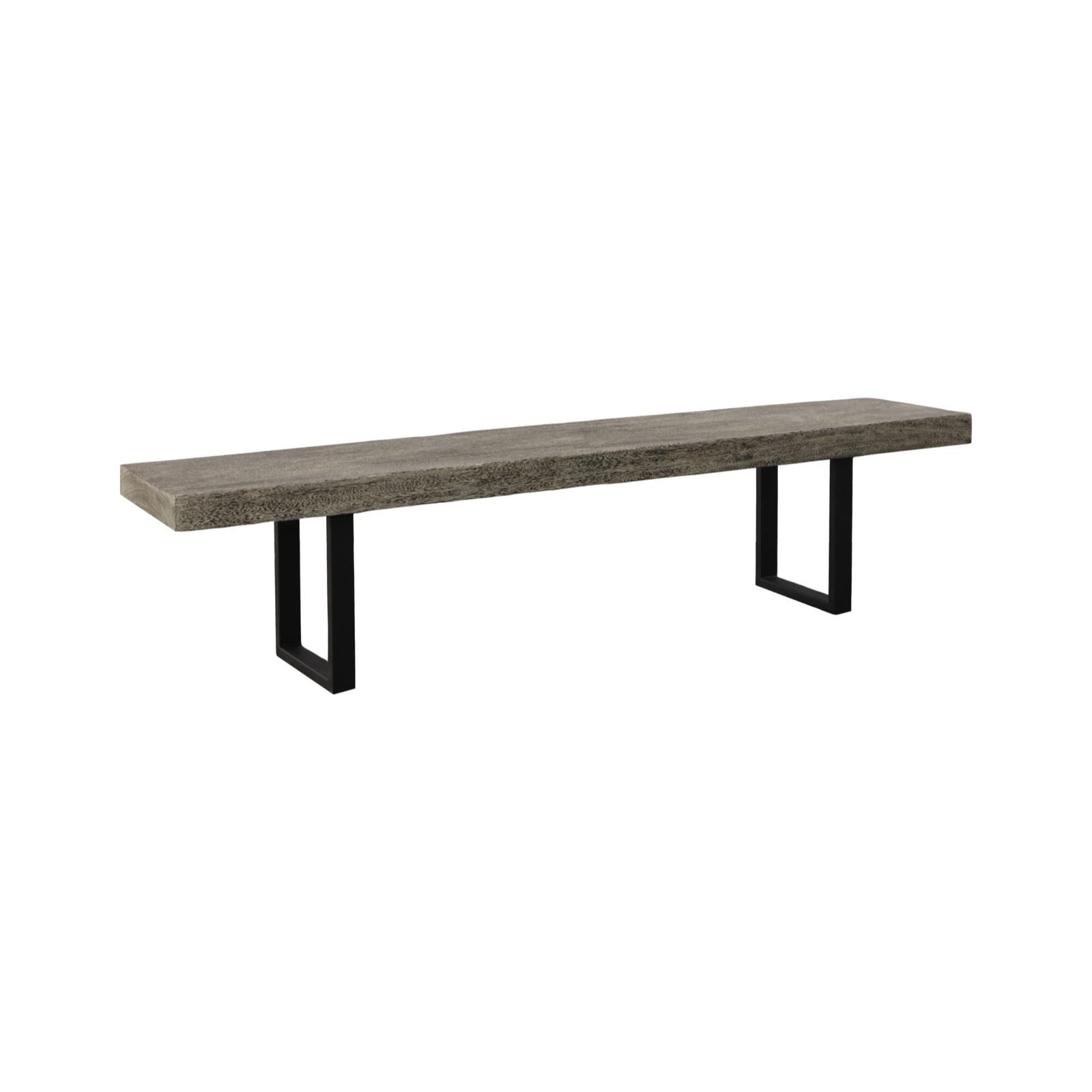 Origins Straight Edge Bench - Gray