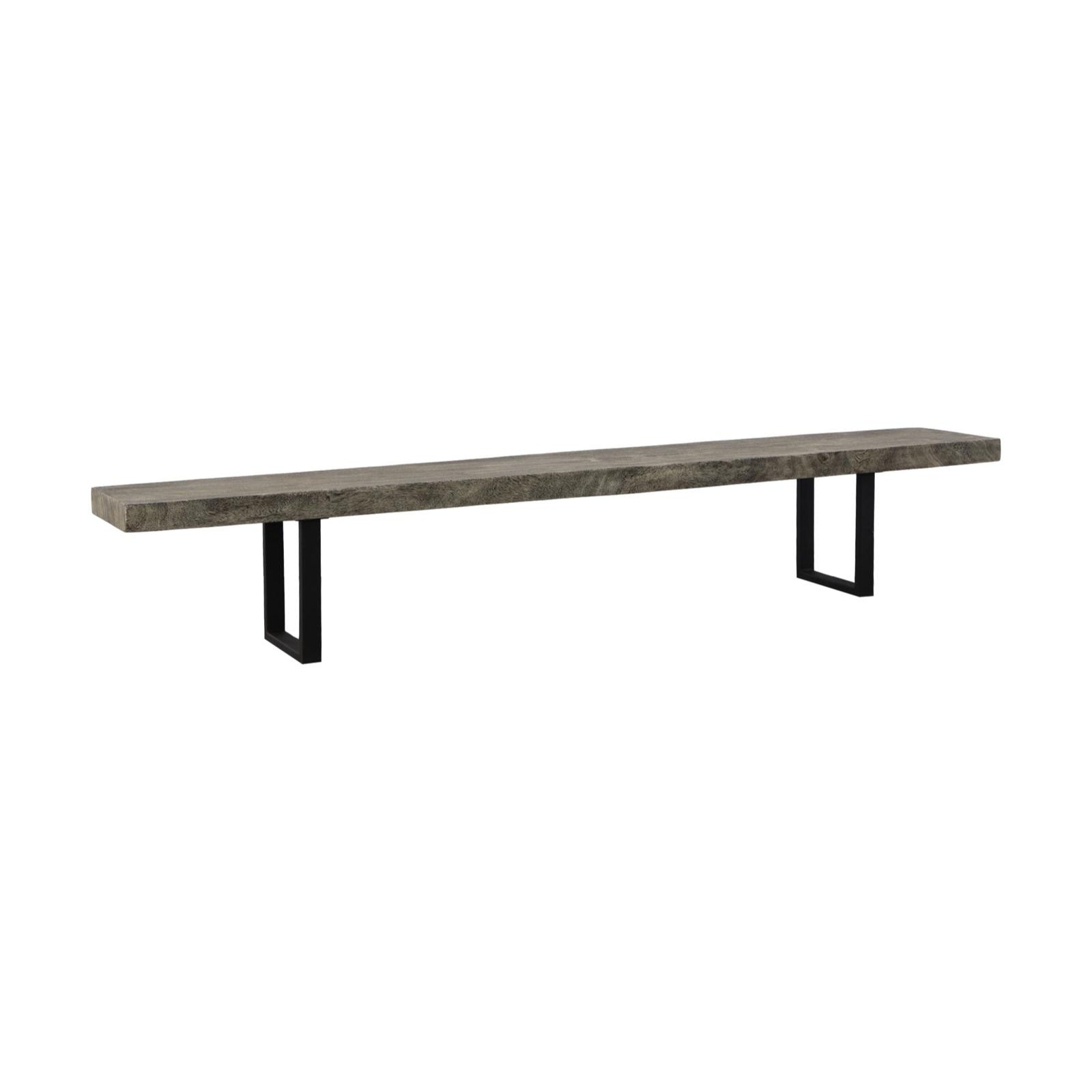Origins Straight Edge Bench - Gray