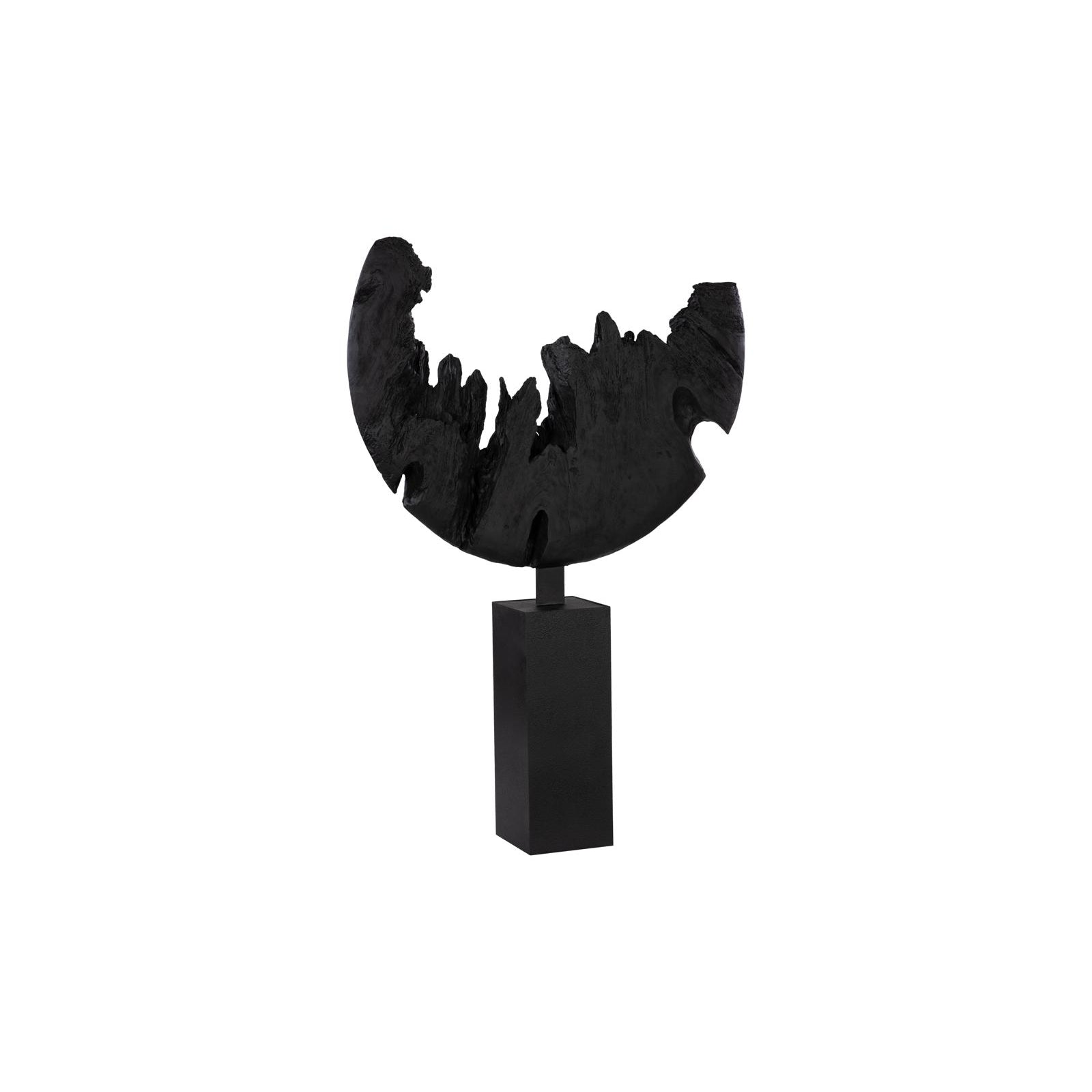 Broken Moon Statue