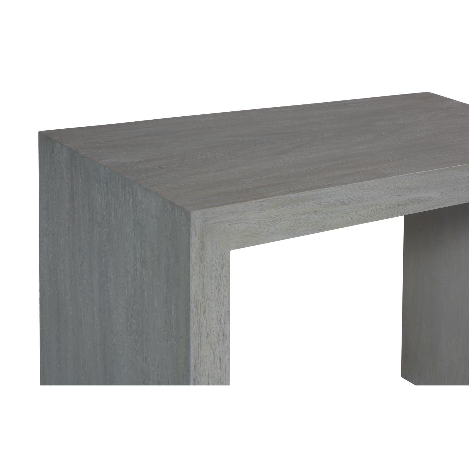 Waterfall Console Table - Weathered Gray