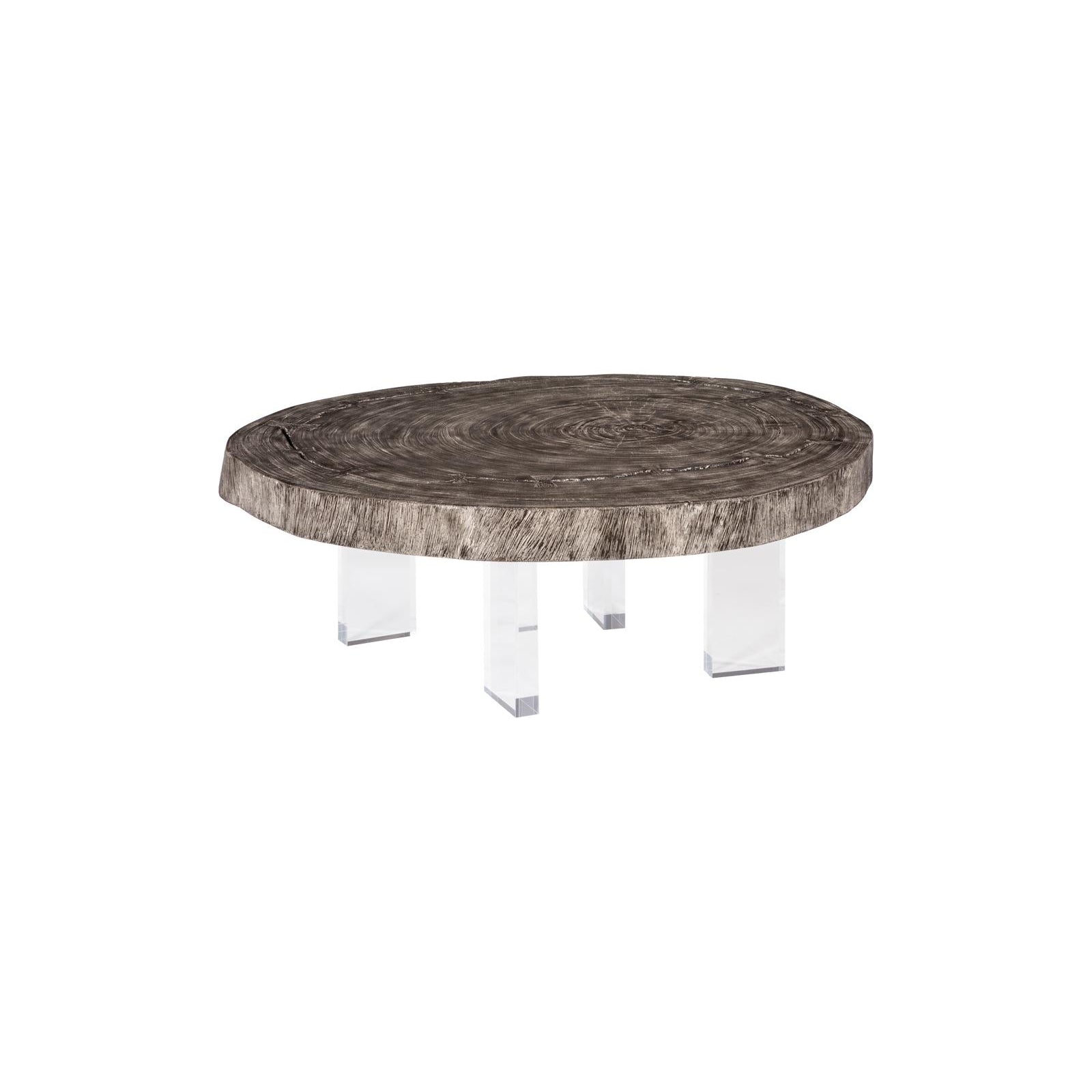 Floating Coffee Table with Acrylic Legs