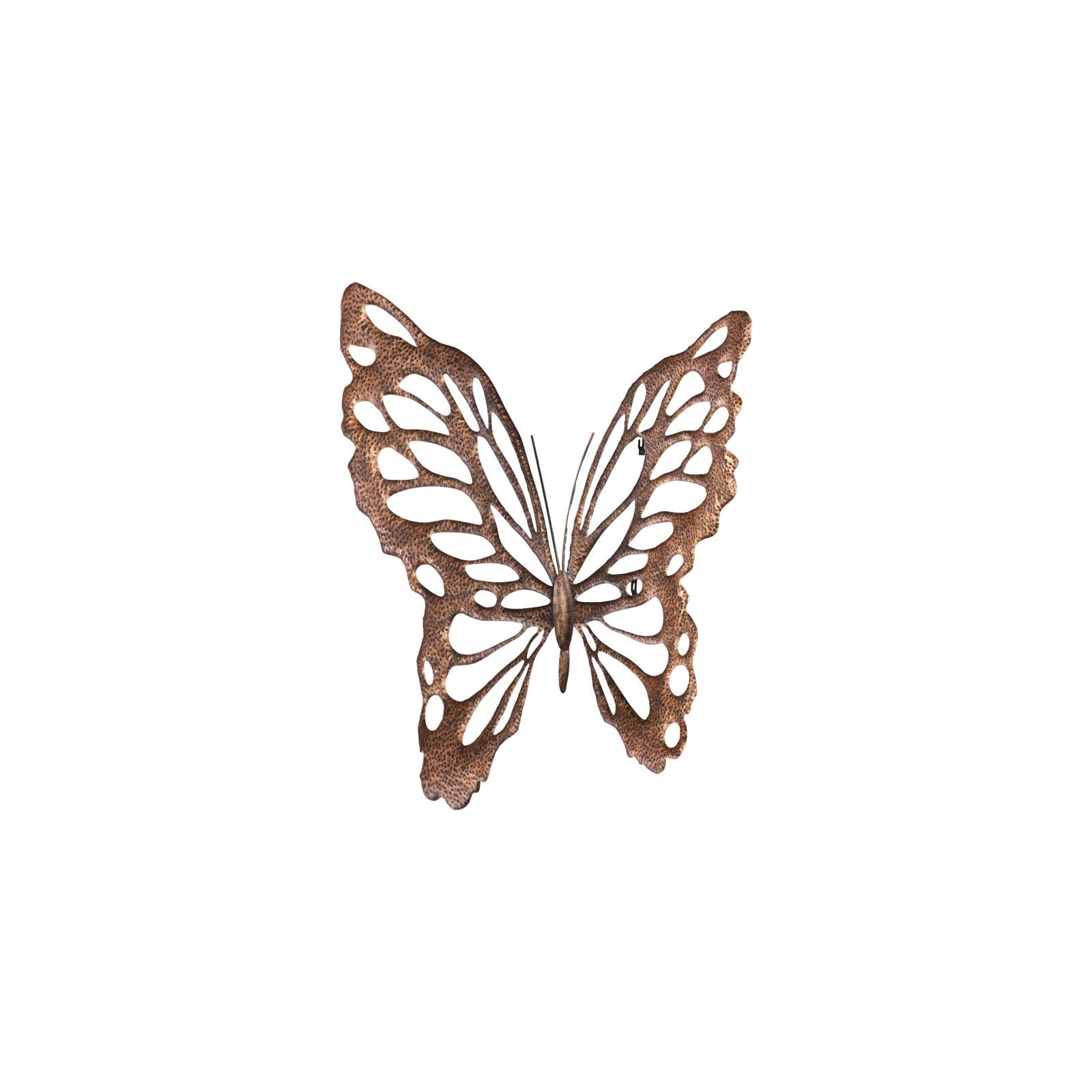 Butterfly Wall Art - Copper with Black