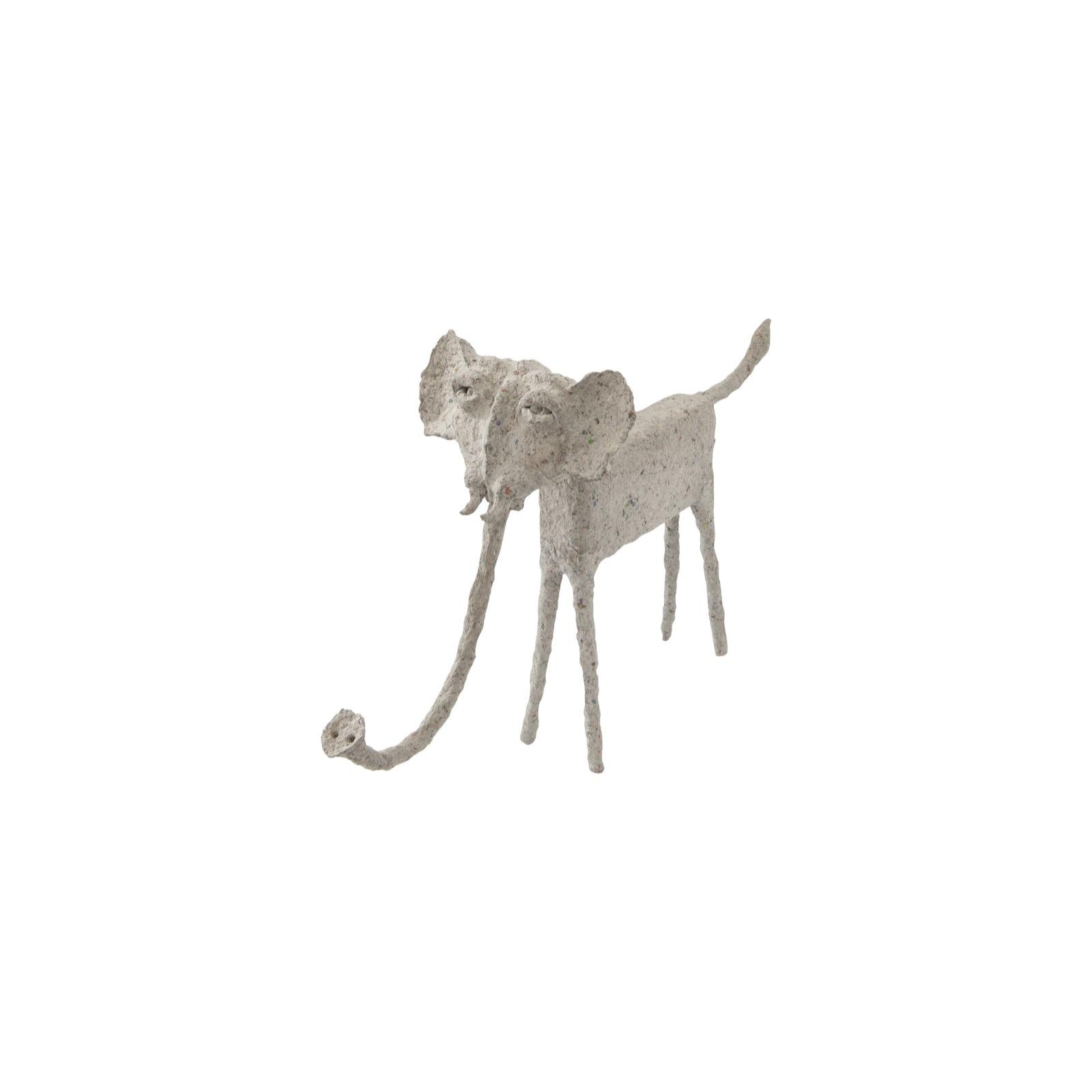 Elephant Trunk Down Sculpted Animal