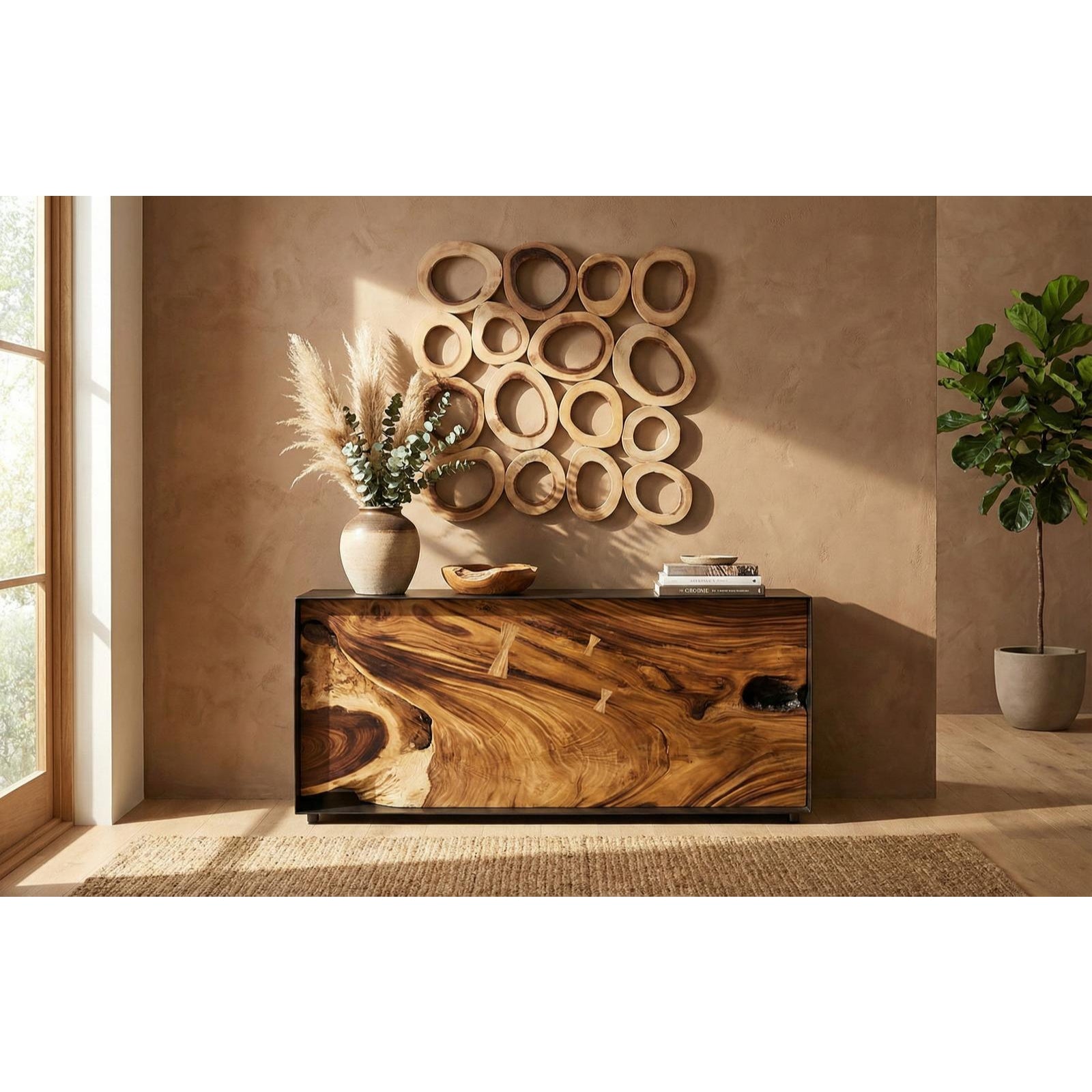 Chuleta Rings Square Wall Art