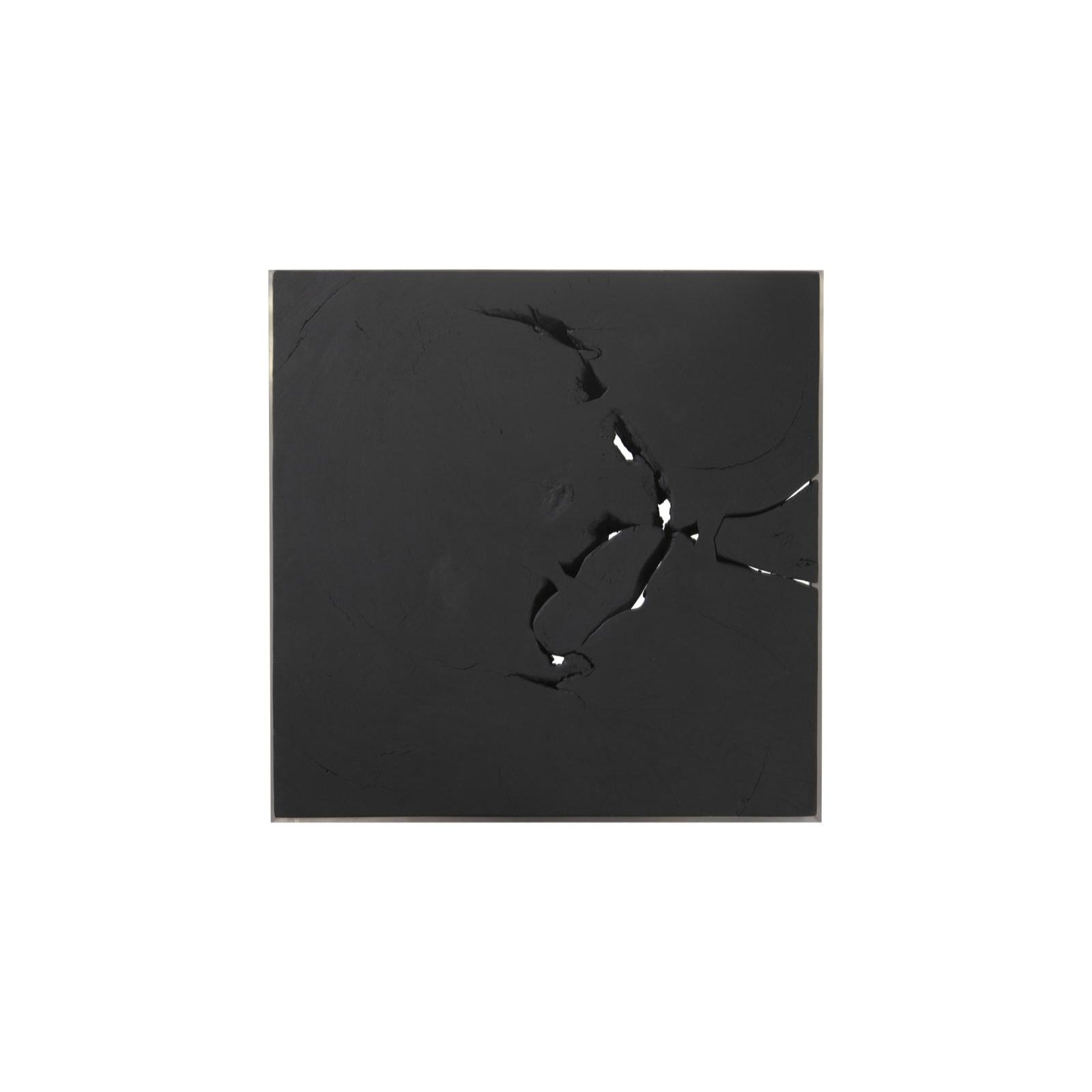 Burnt Cube Side Table