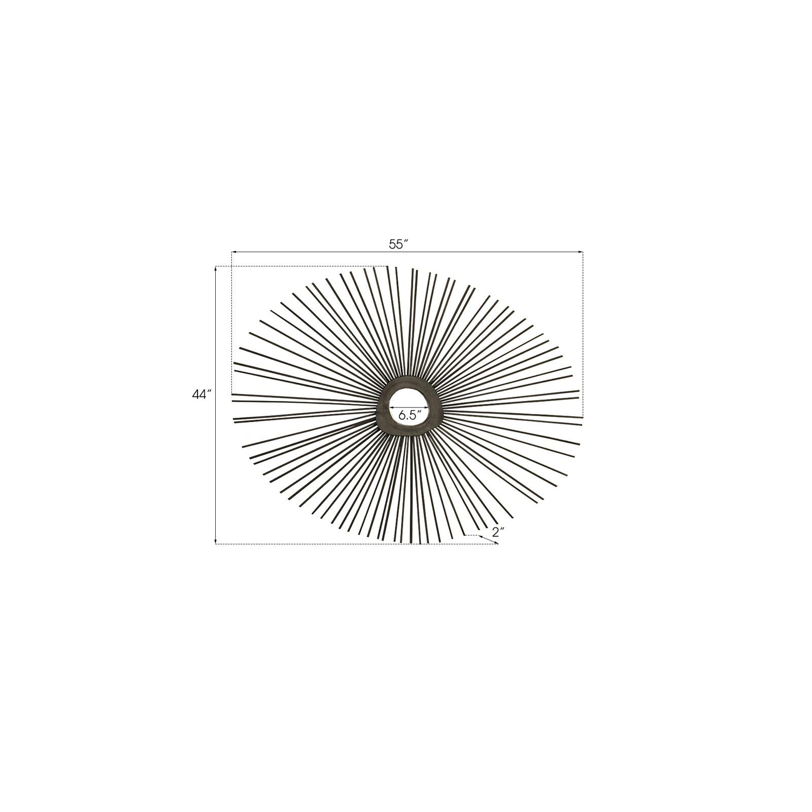 Spoke Round Mirror