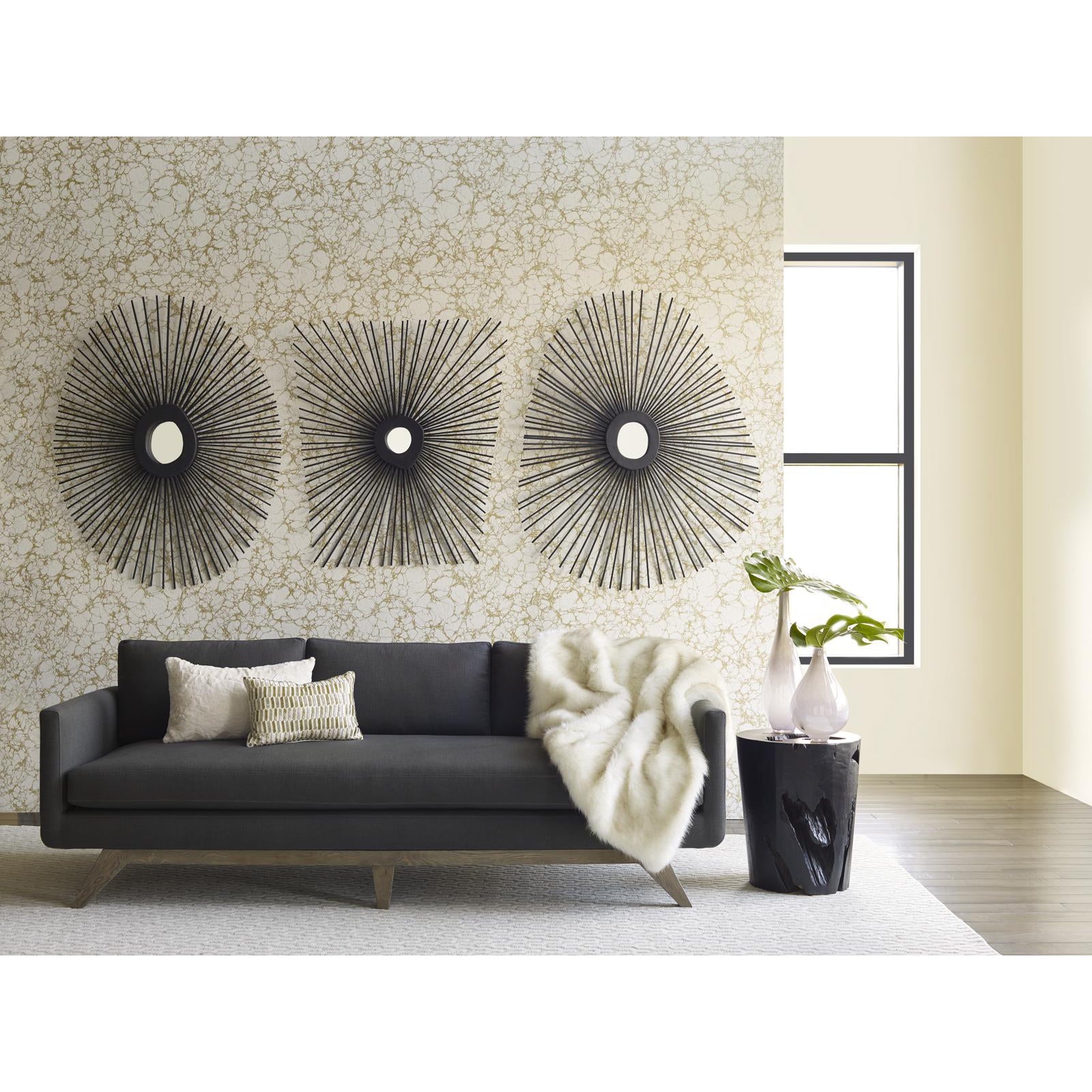 Spoke Round Mirror