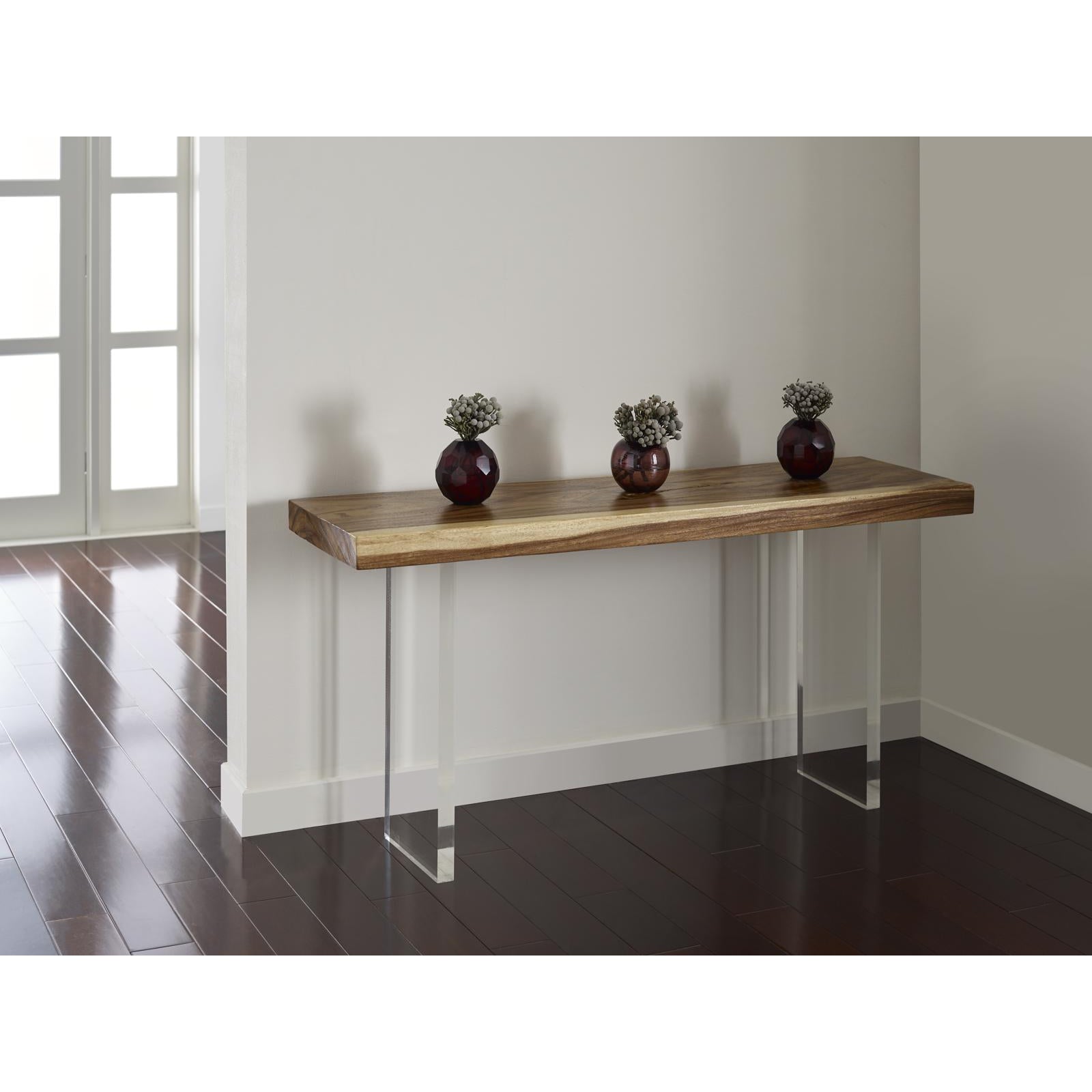 Floating Console Table - Brown