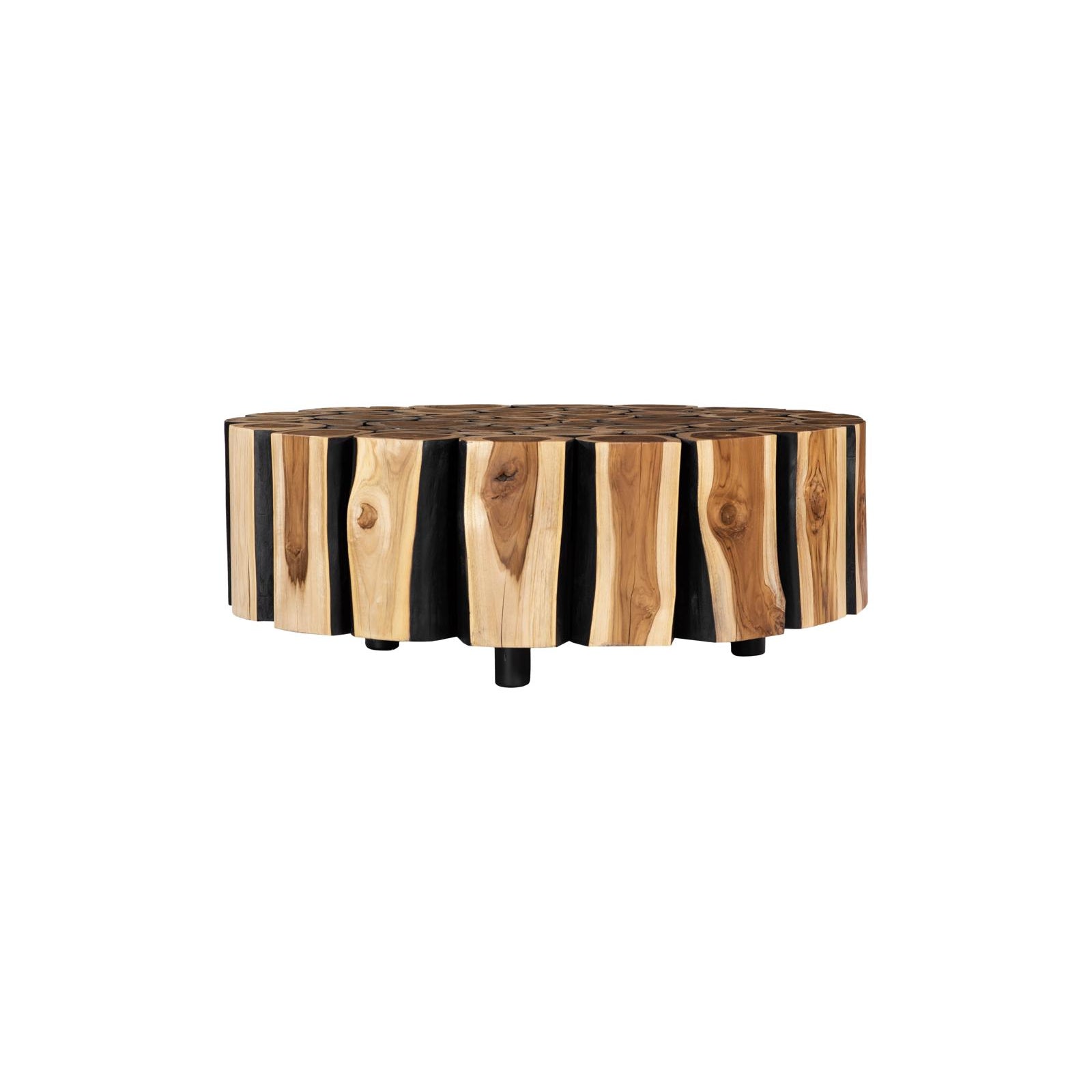 Boscage Coffee Table on Black Metal Legs