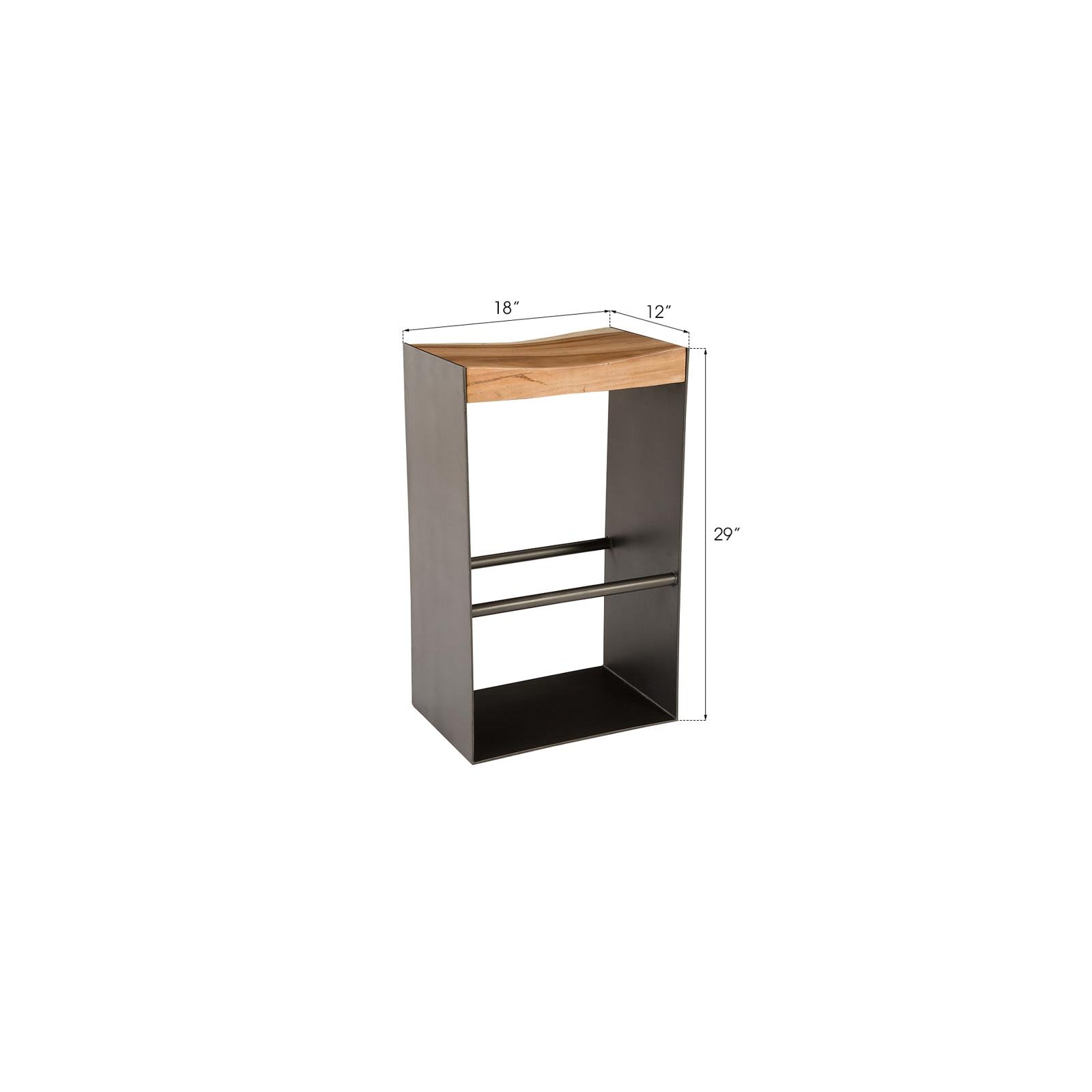 Iron Frame Bar Stool