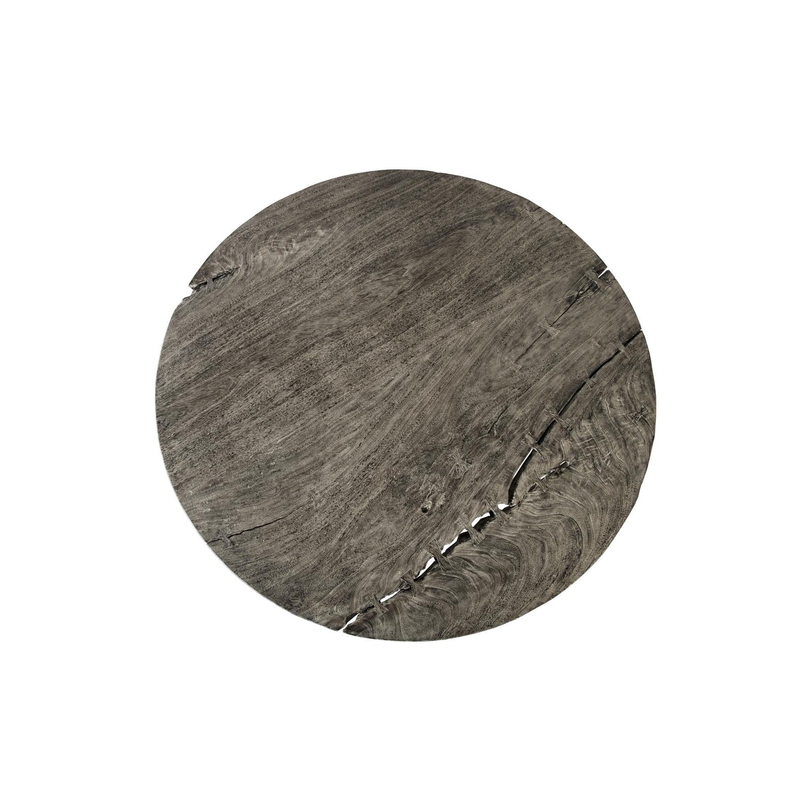 Chuleta Round Dining Table on Stainless Steel Base