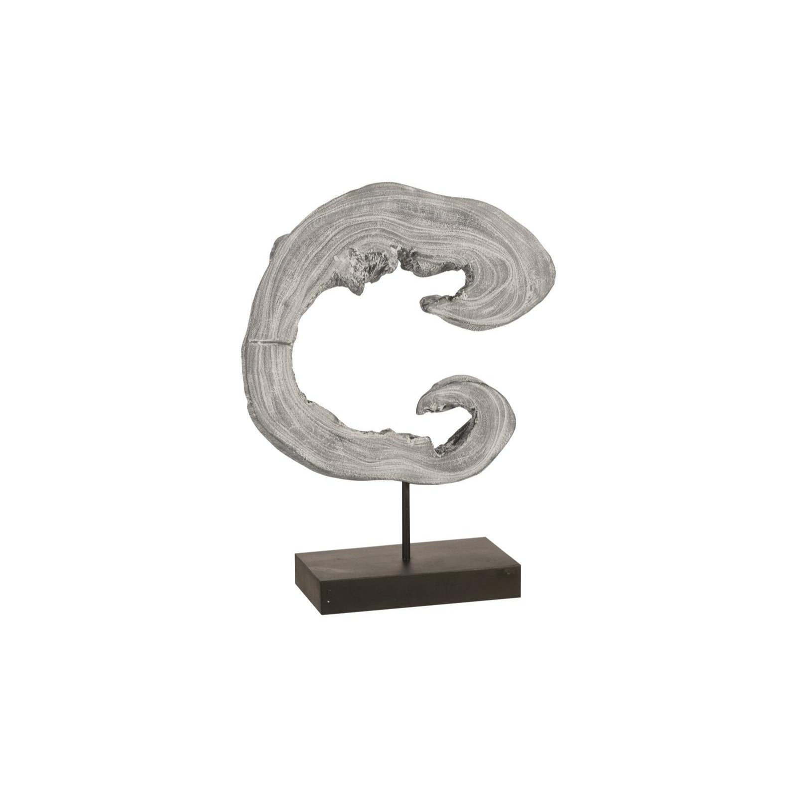 Creature Sculpture on Stand - Gray Stone