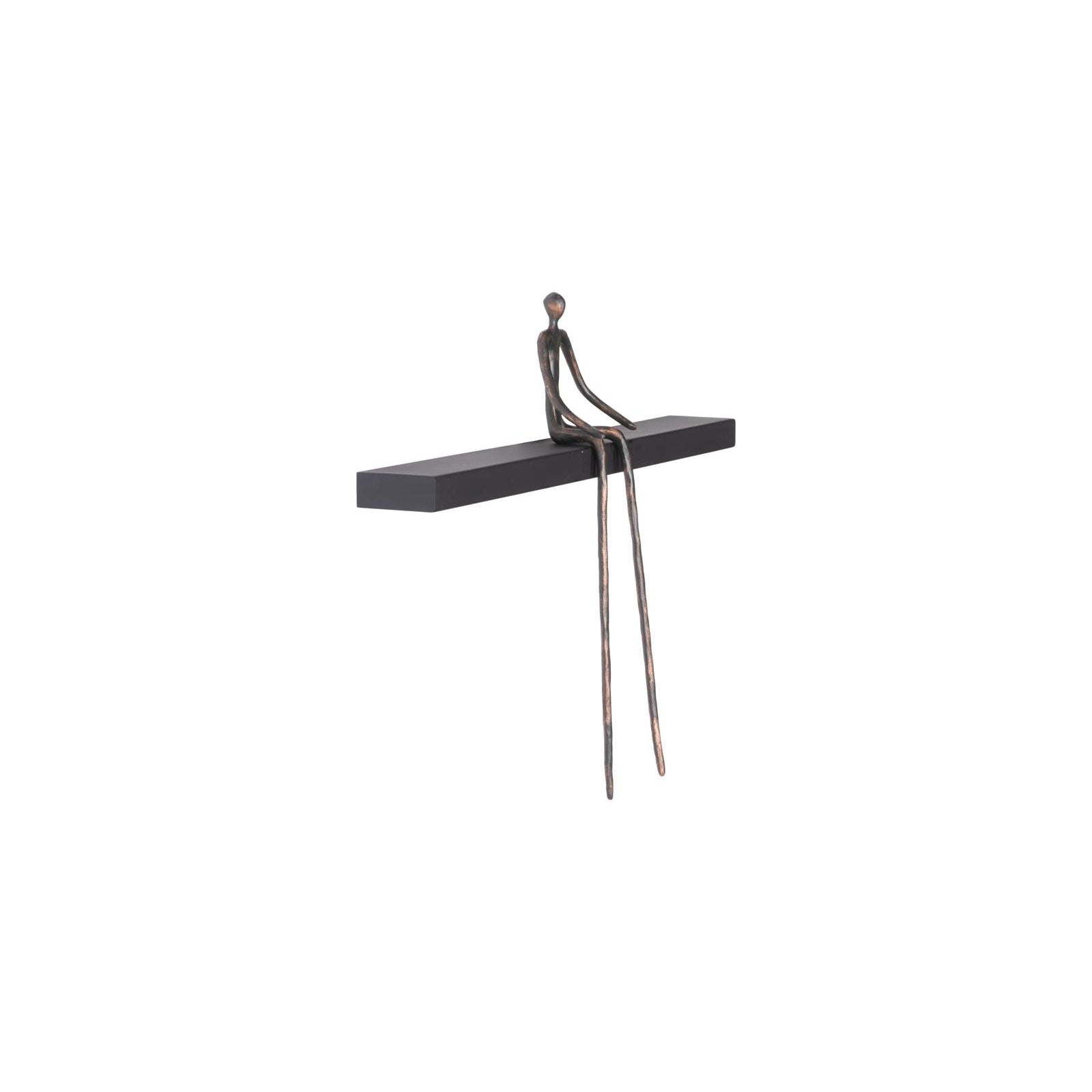 Moveable Sitting Man on Shelf - A