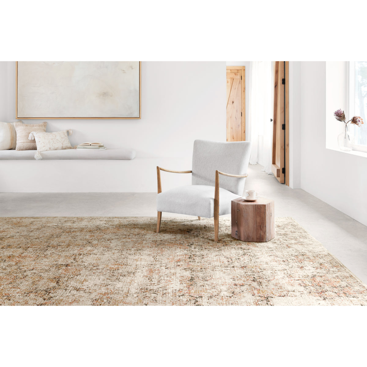 Loloi Theia Taupe/Gold Rug by Loloi