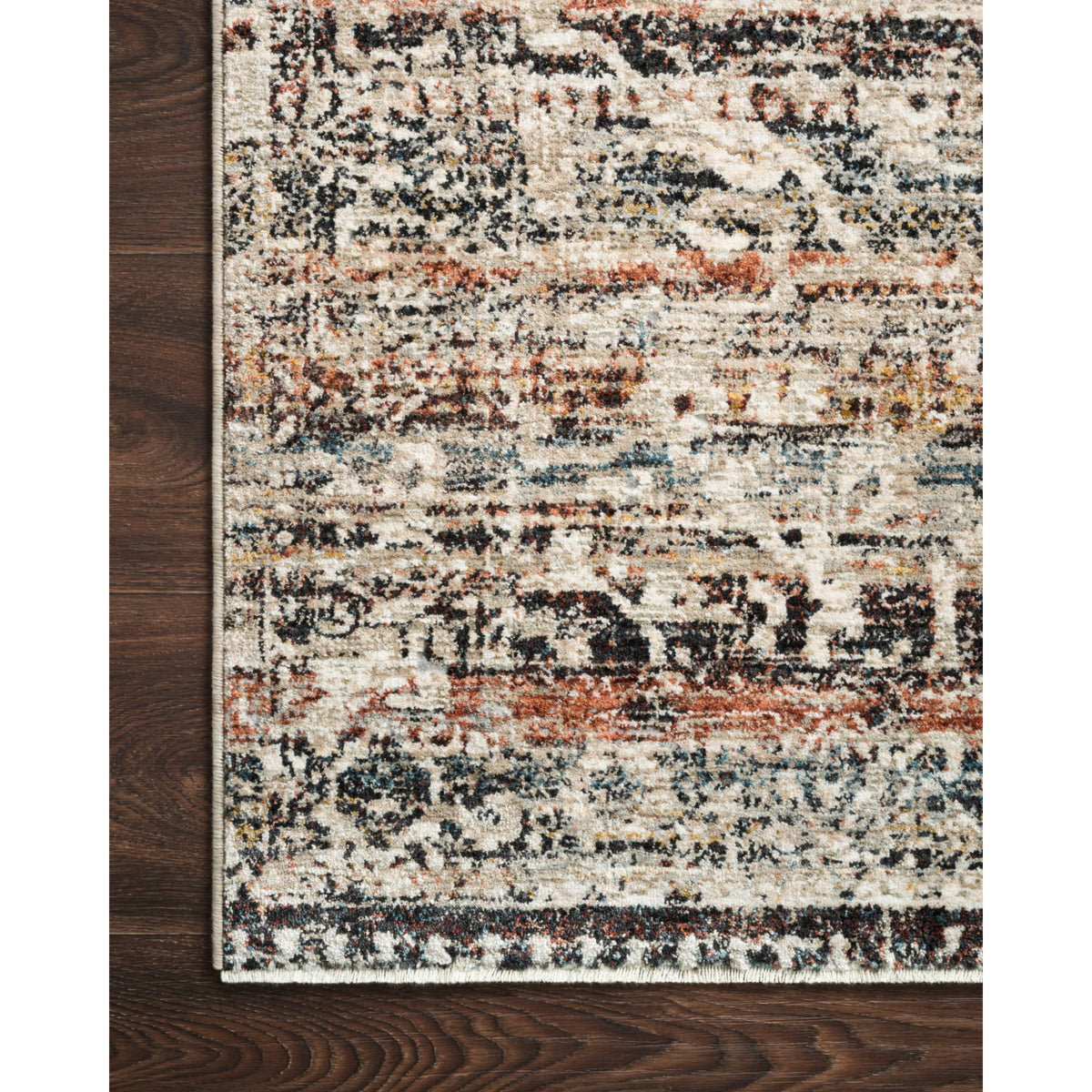 Loloi Theia Taupe/Multi Rug by Loloi