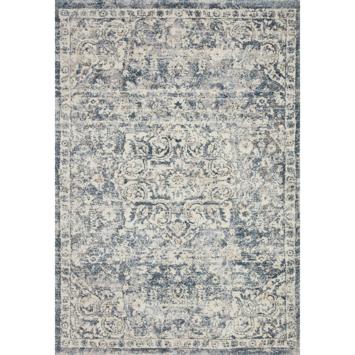 Loloi Theory Ivory/Blue Rug by Loloi
