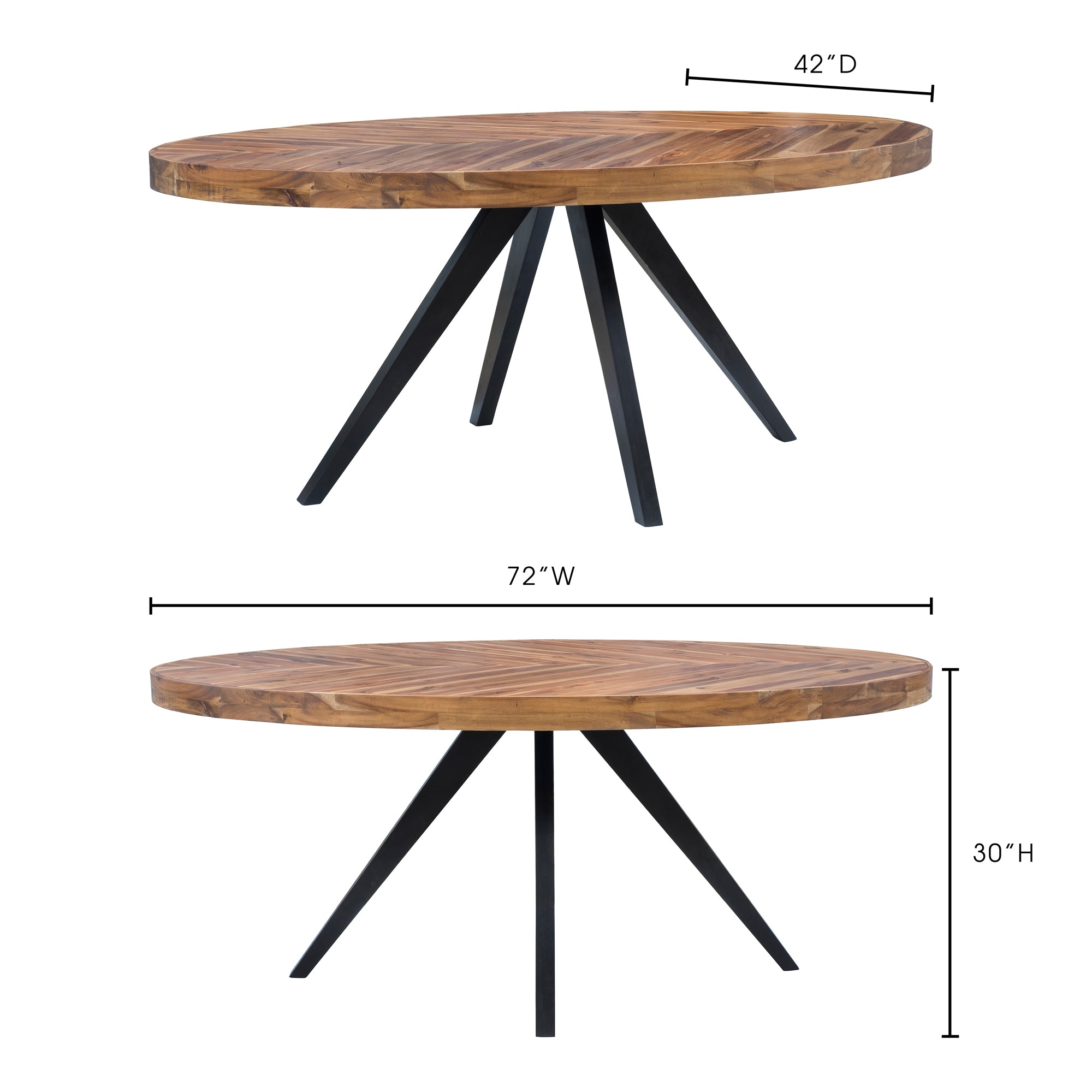 Parq Oval Dining Table Dining Tables Moe's Four Hands, Mid Century Modern Furniture, Old Bones Furniture Company, Old Bones Co, Modern Mid Century, Designer Furniture, Furniture Sale, Warehouse Furniture Sale, Parq Oval Dining Table Sale, https://www.oldbonesco.com/