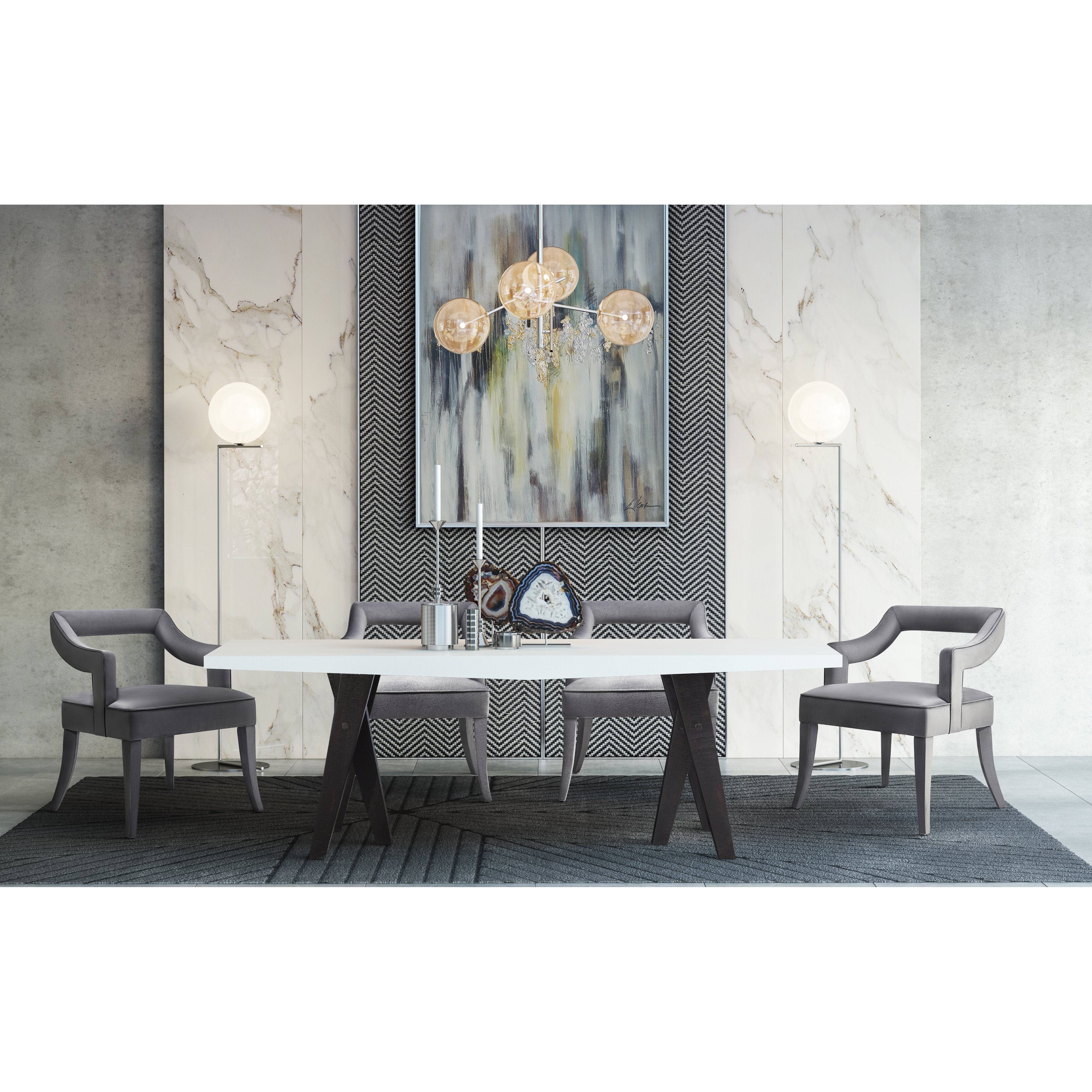 Tiffany Performance Velvet Dining Chair
