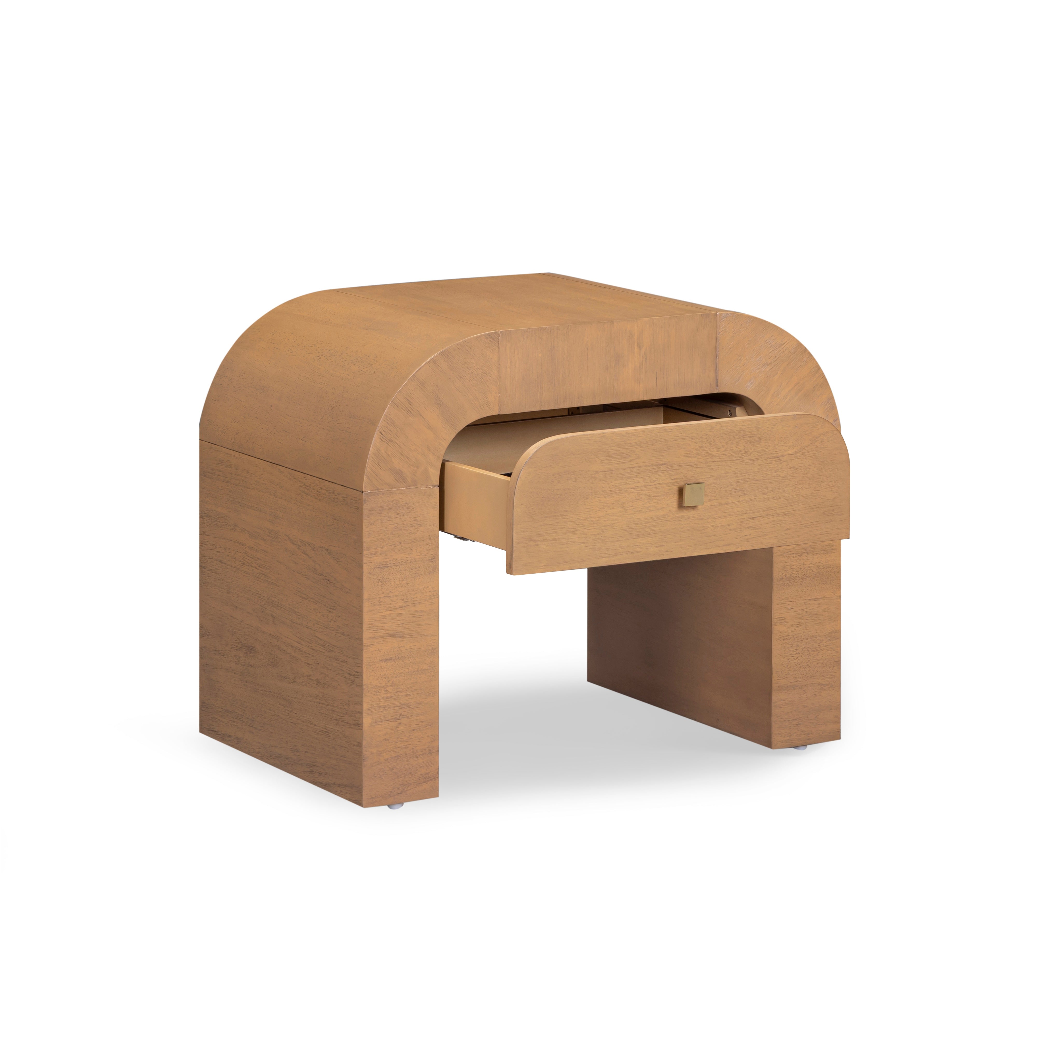 Hump 26" Arched Nightstand with Drawer