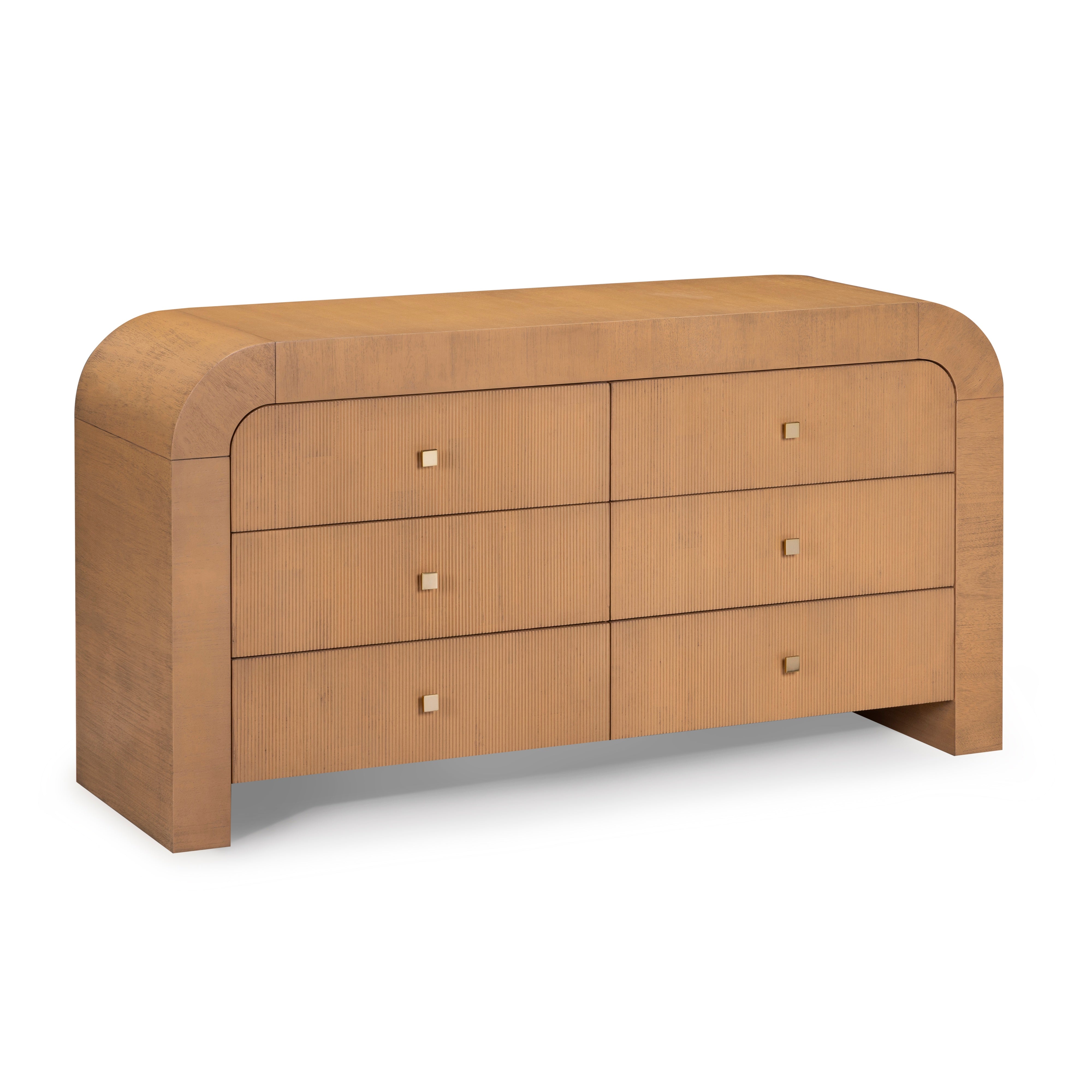 Hump 62" Arched 6-Drawer Dresser