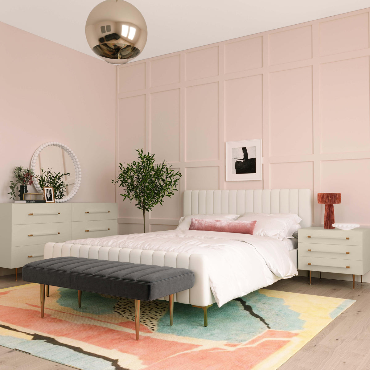Trident 28" 3-Drawer Nightstand