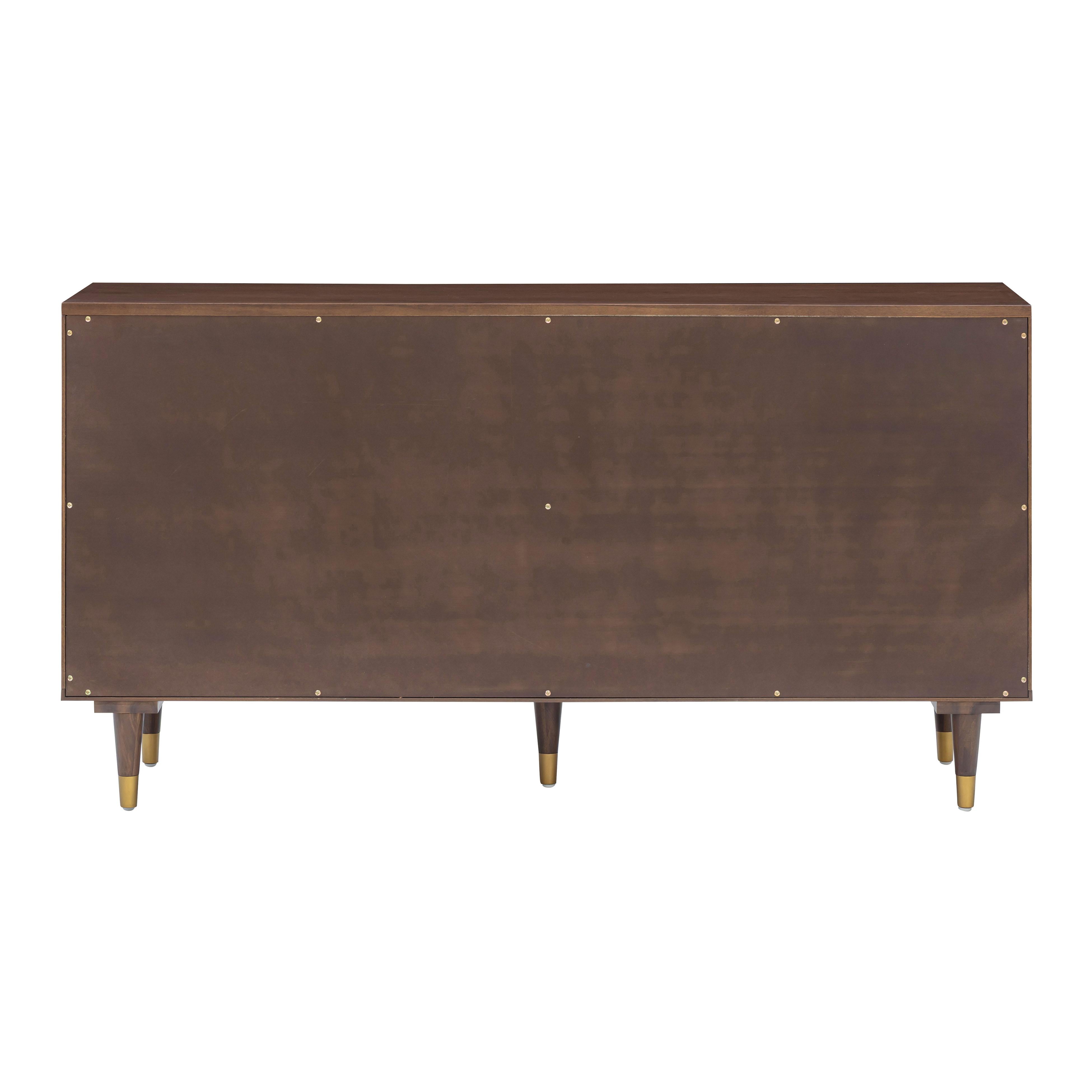 Sierra 60" Cane 6-Drawer Dresser